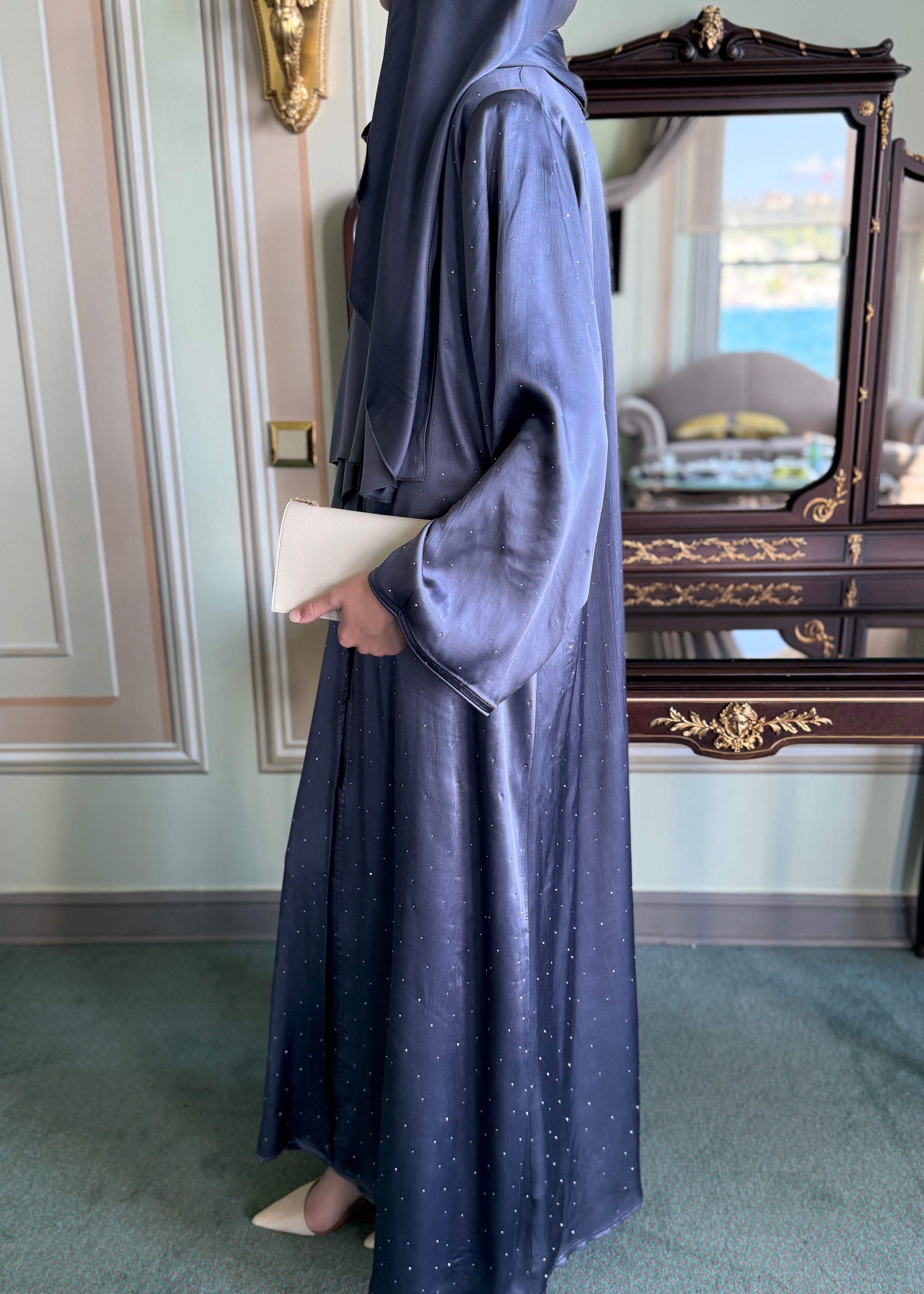 Lılac Luxe Abaya Hubab Abaya