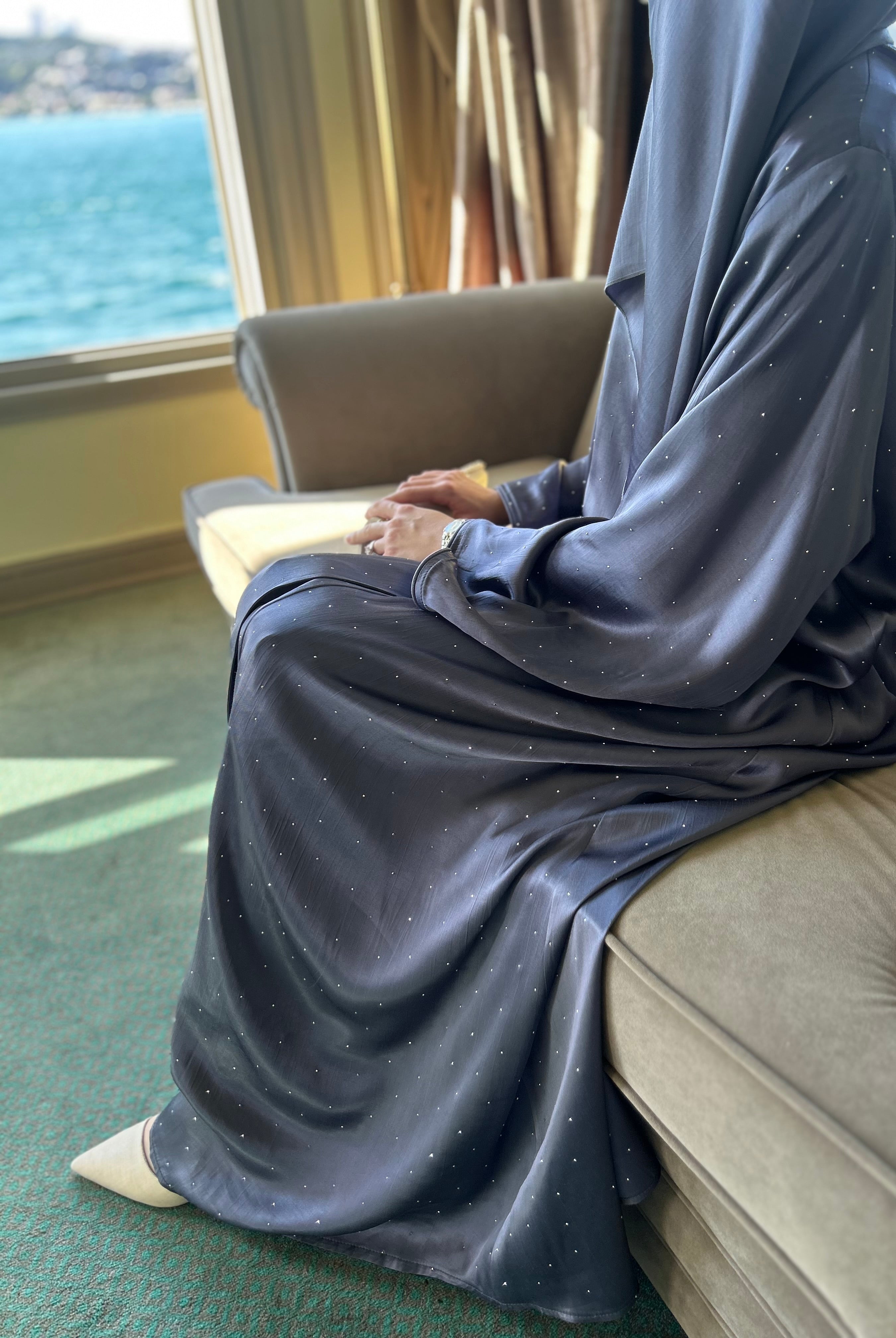 Lılac Luxe Abaya Hubab Abaya