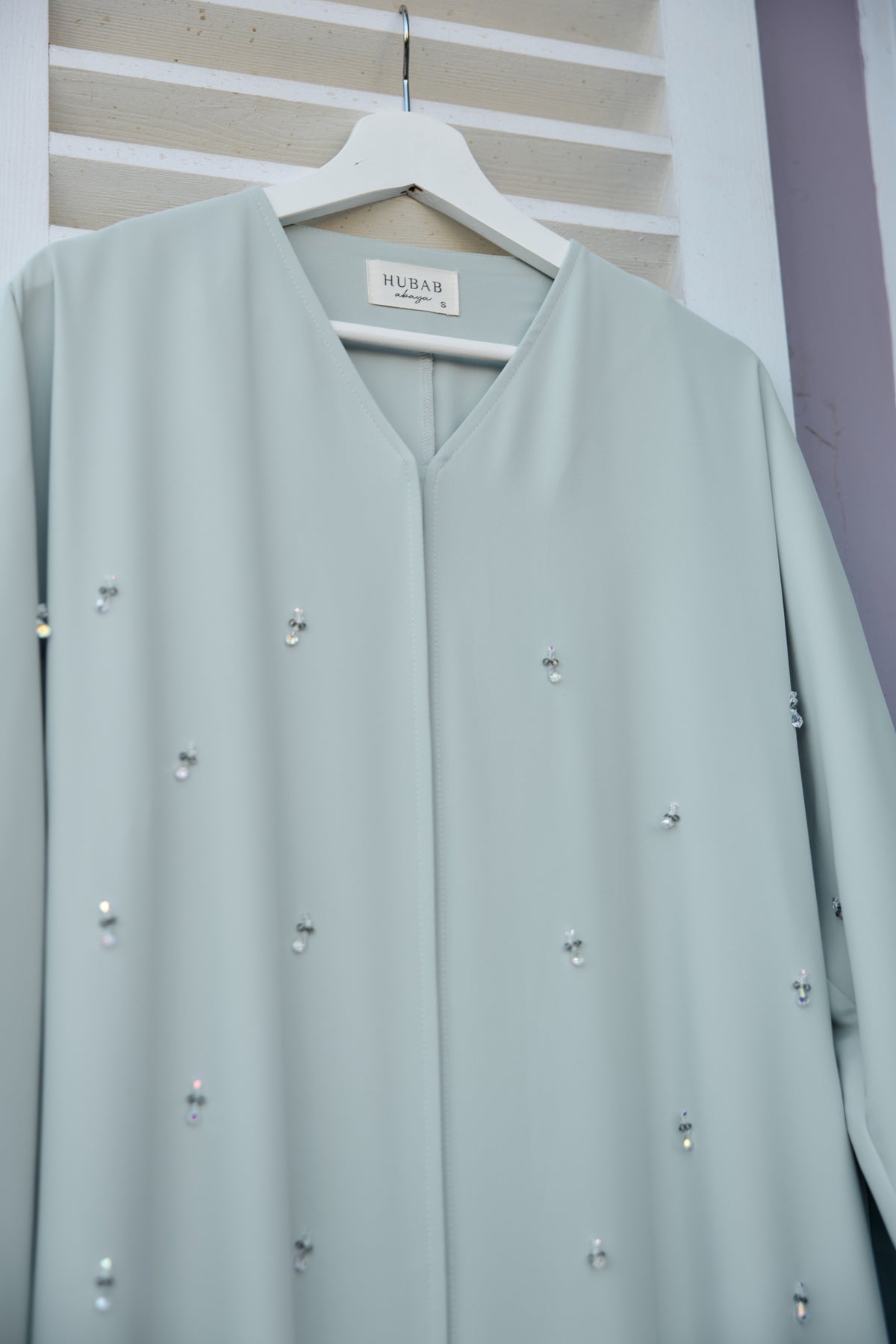 Su Yeşili Nilüfer Abaya & Şal