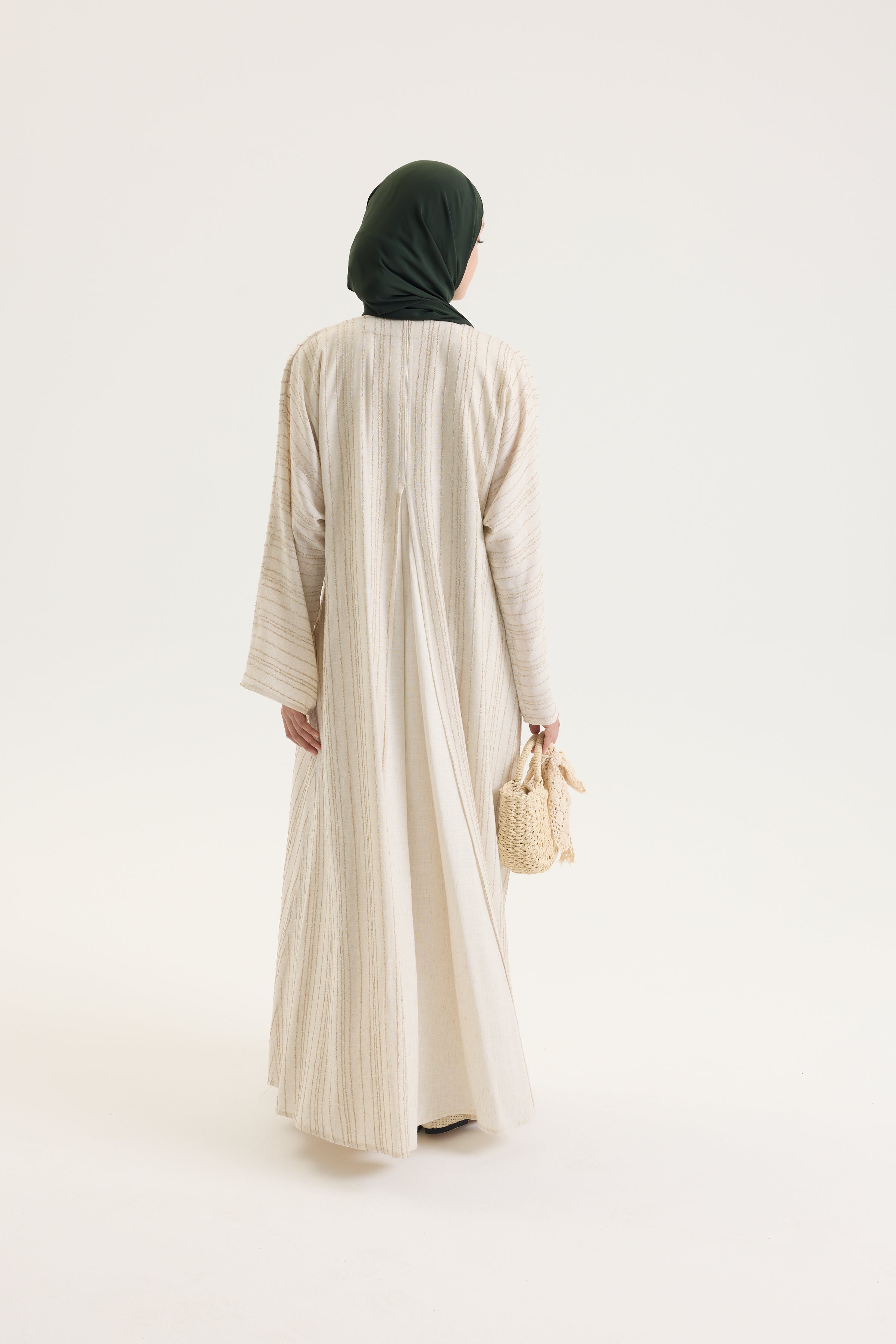 Sahra Koleksiyon | Bej Line Hubab Abaya