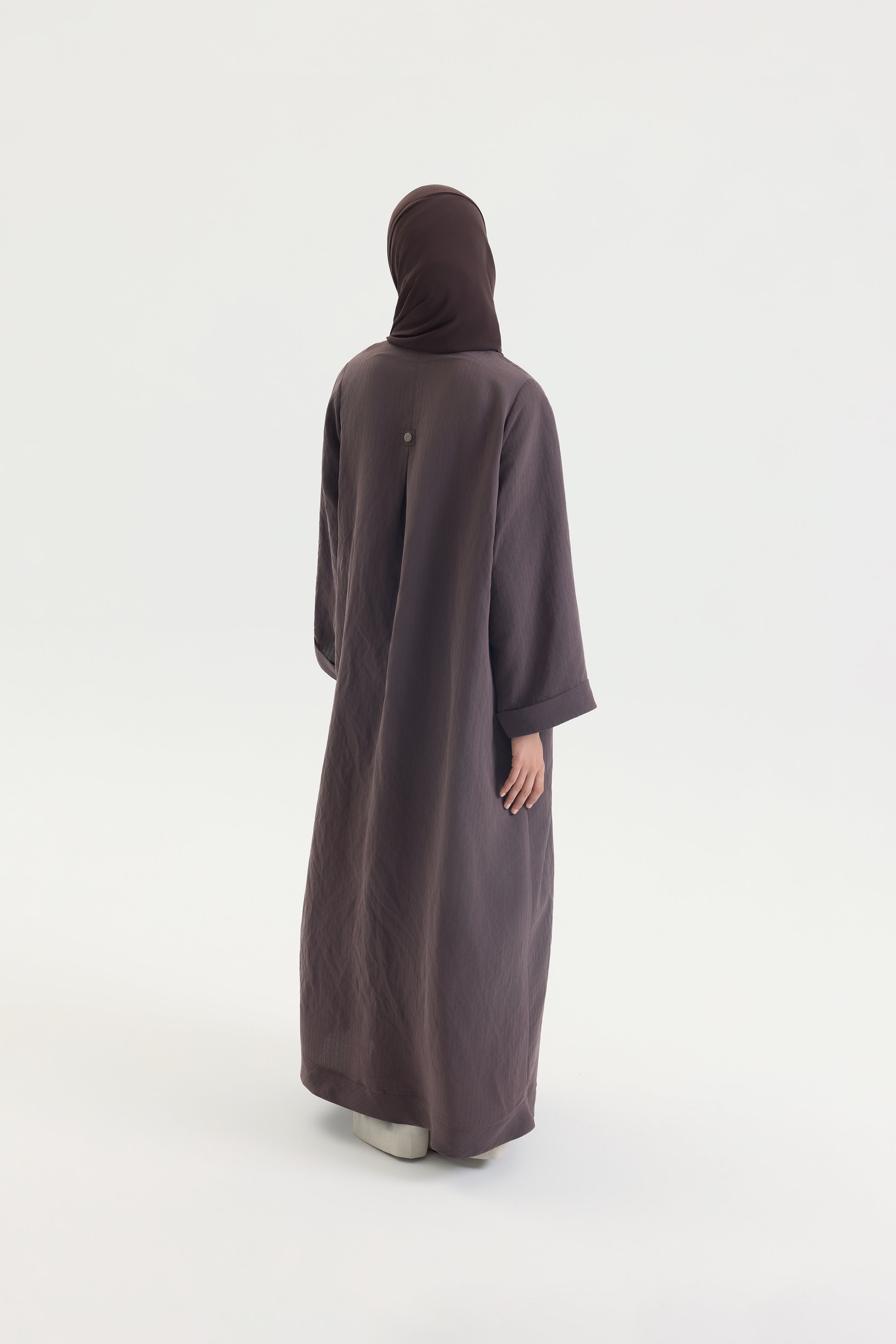 Gömlek Abaya Kahverengi Hubab Abaya