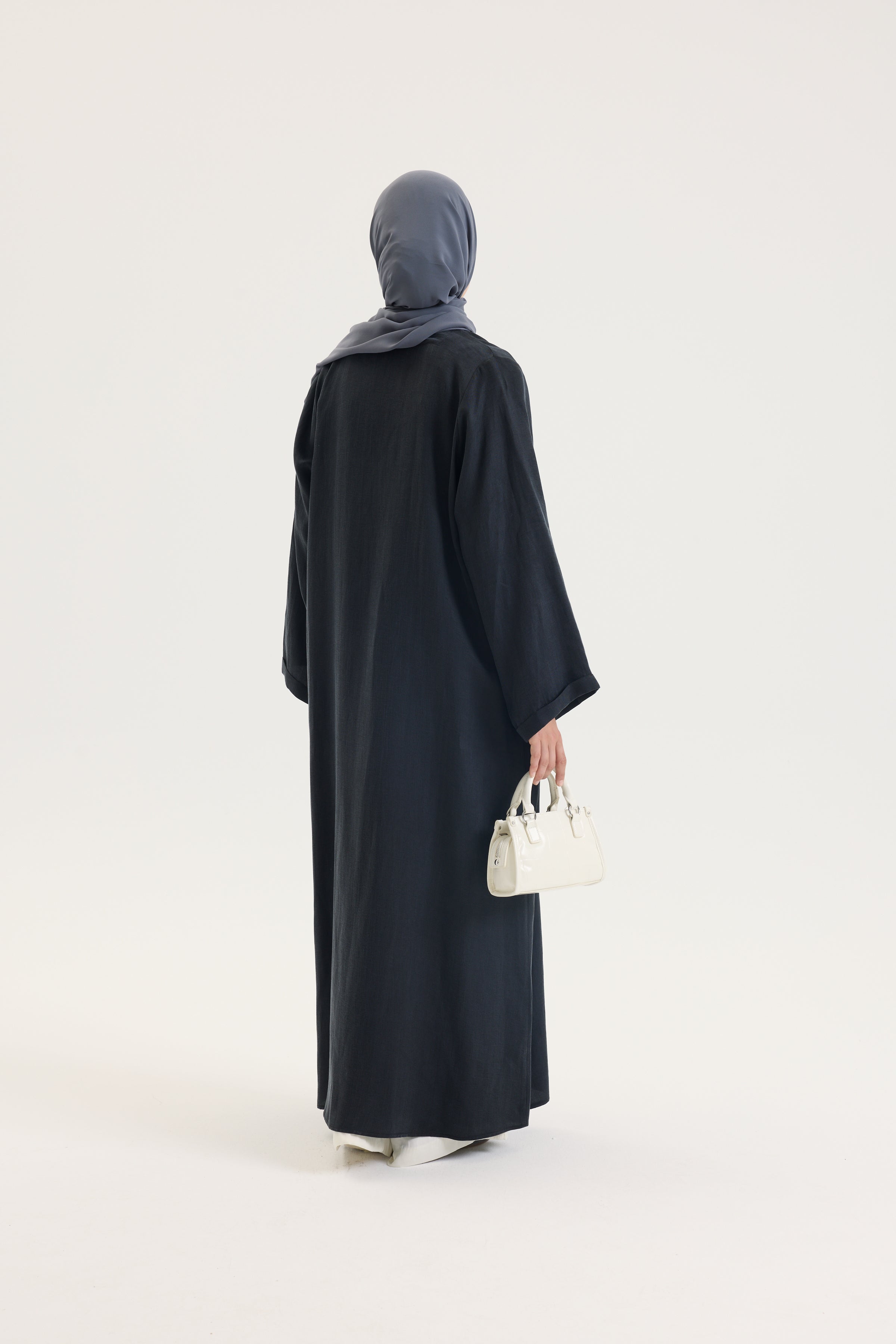 Füme Japon Şifon Şal Hubab Abaya