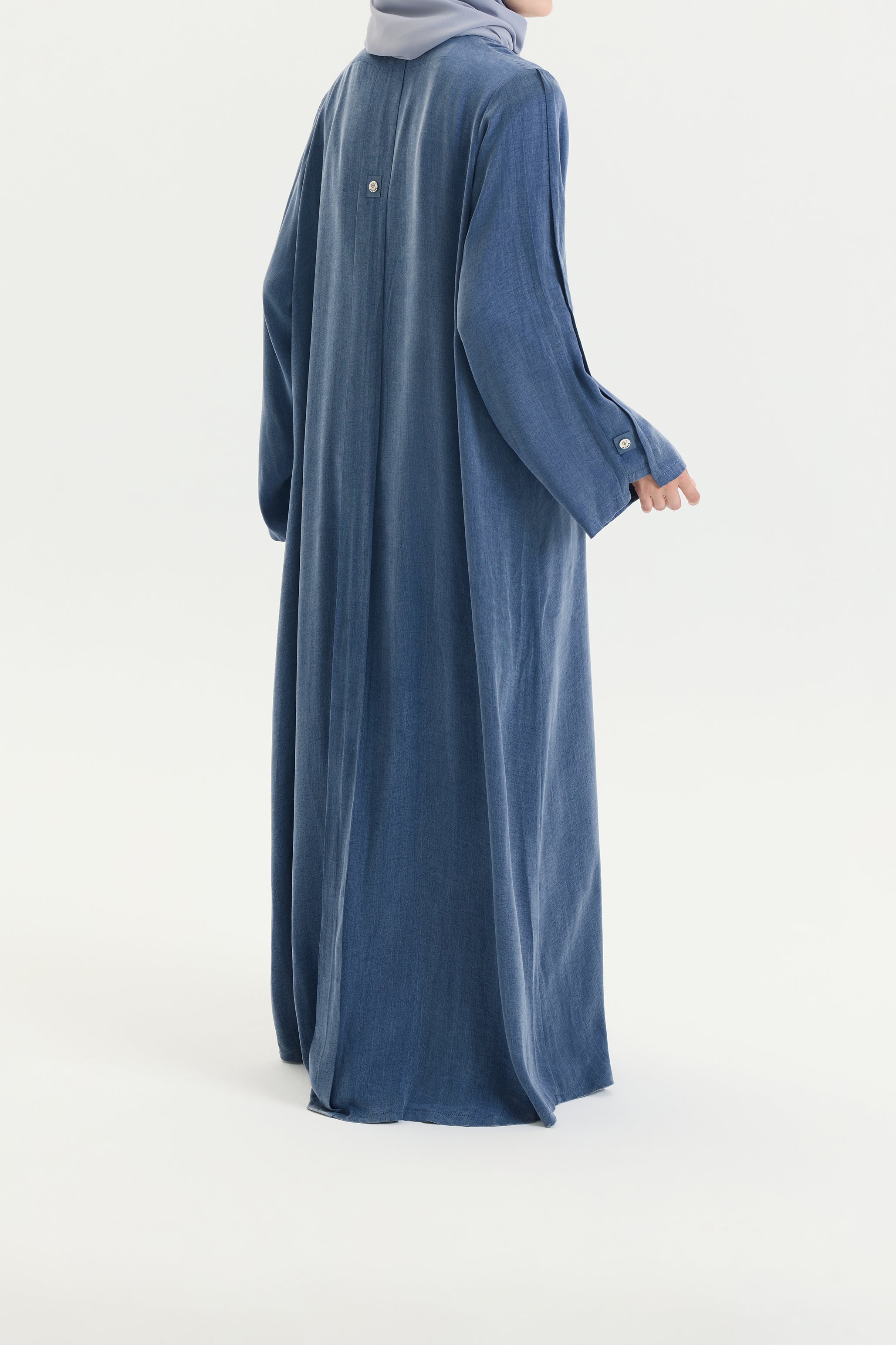Essential İndigo Abaya Hubab Abaya