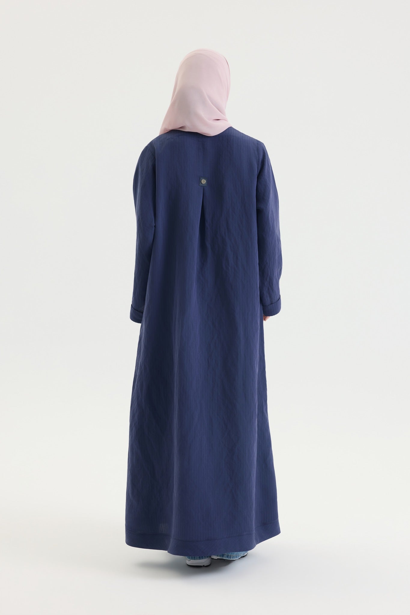 Gömlek Abaya Lacivert Hubab Abaya