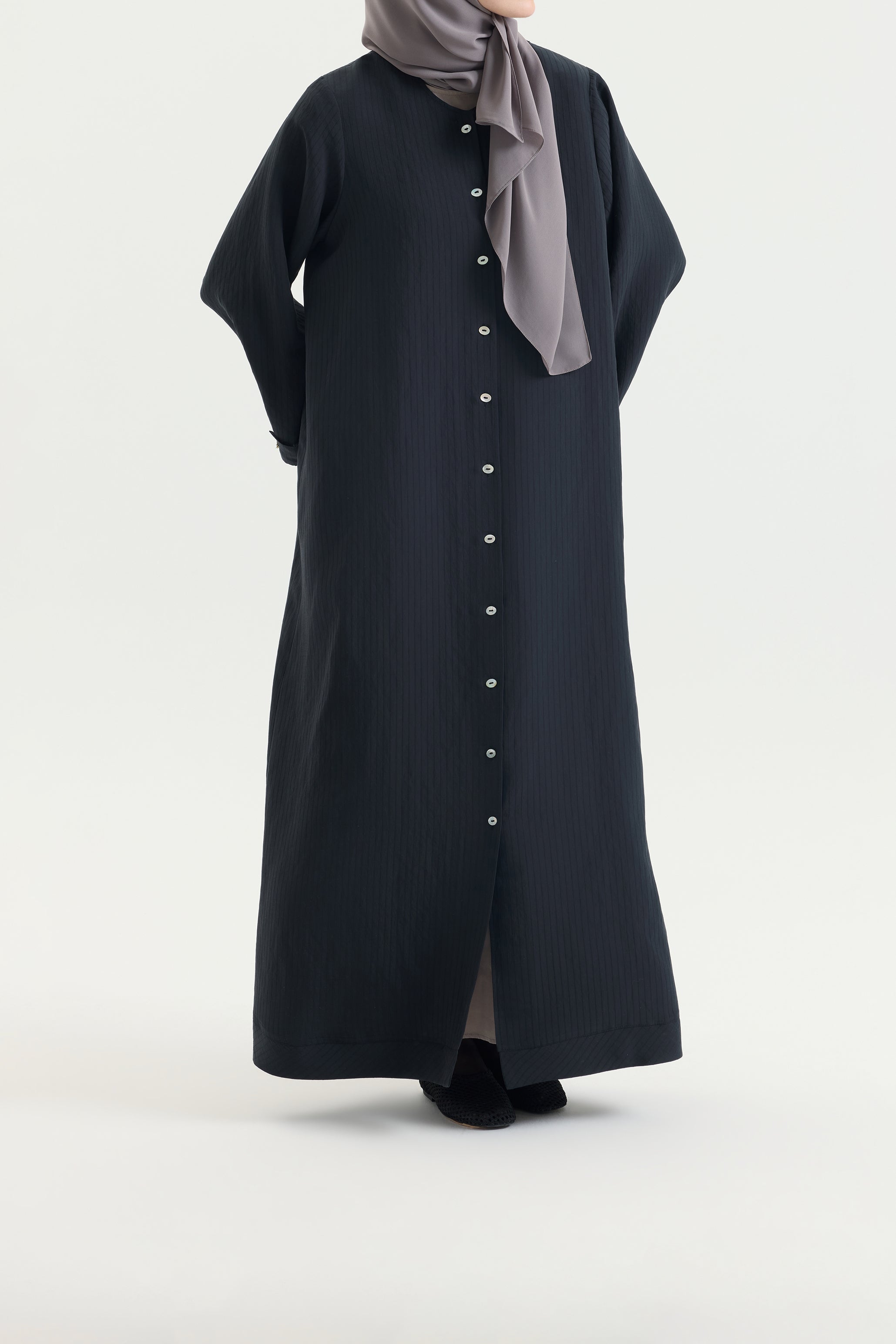 Gömlek Abaya Siyah Hubab Abaya