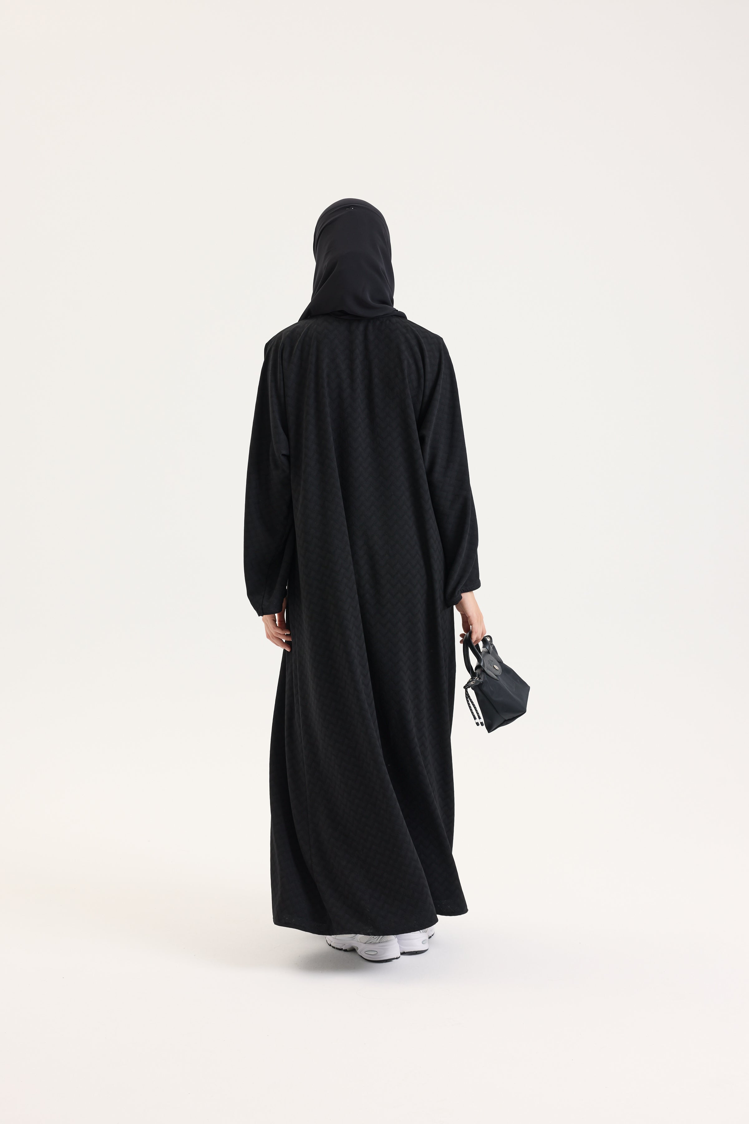 Elit Abaya Zikzak Desen Hubab Abaya