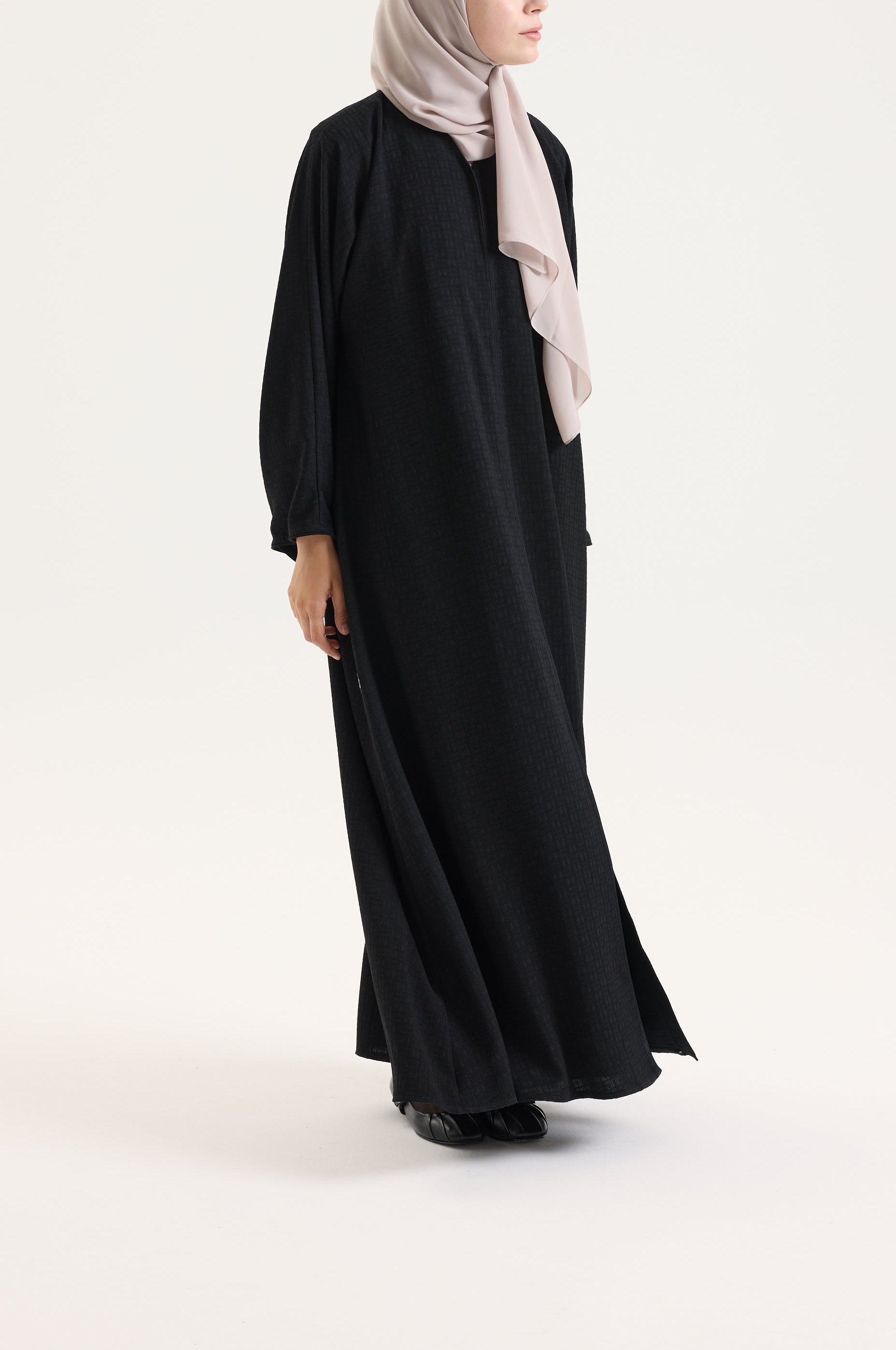 Elit Abaya Zincir Desen Hubab Abaya