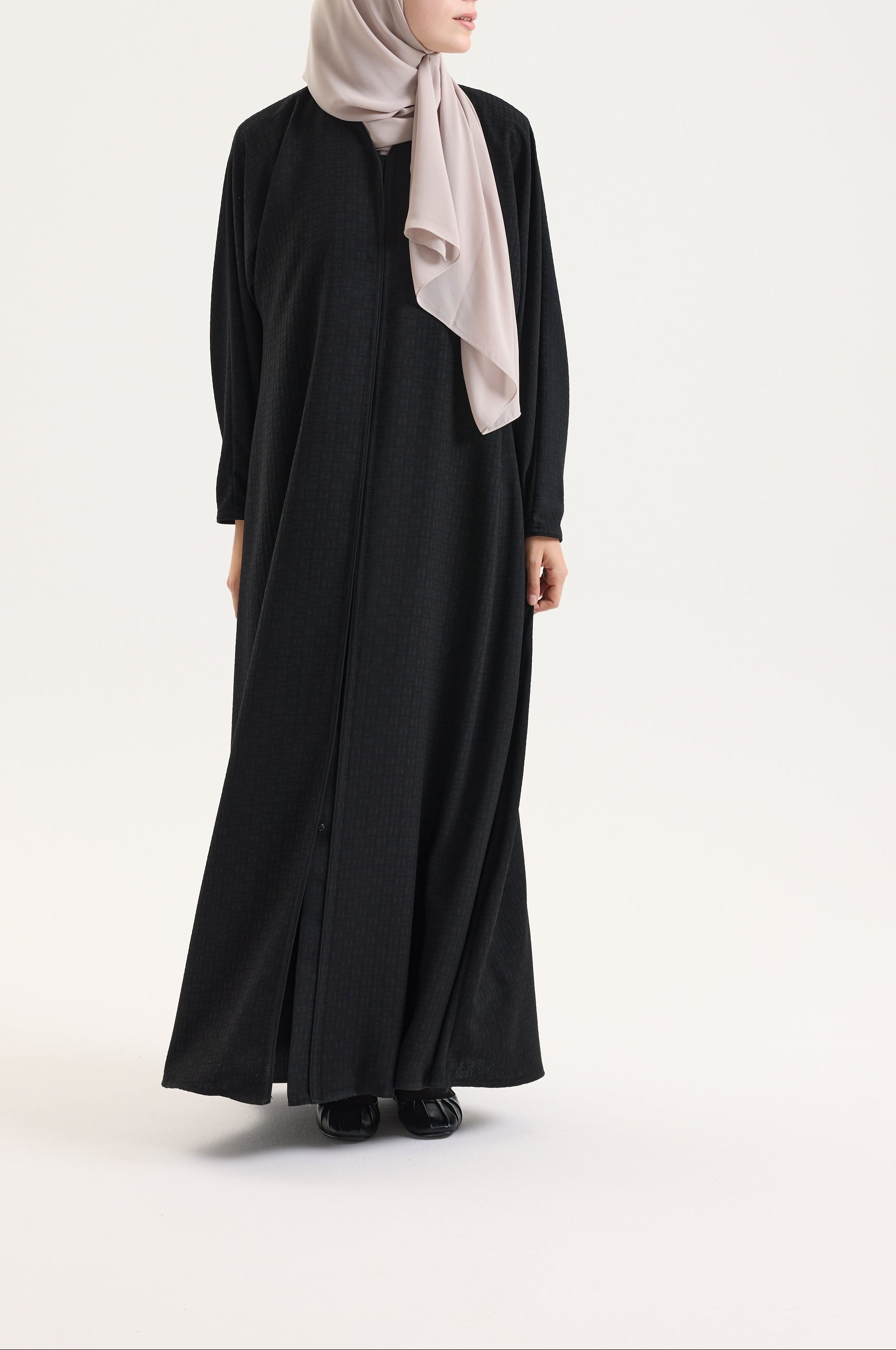 Elit Abaya Zincir Desen Hubab Abaya