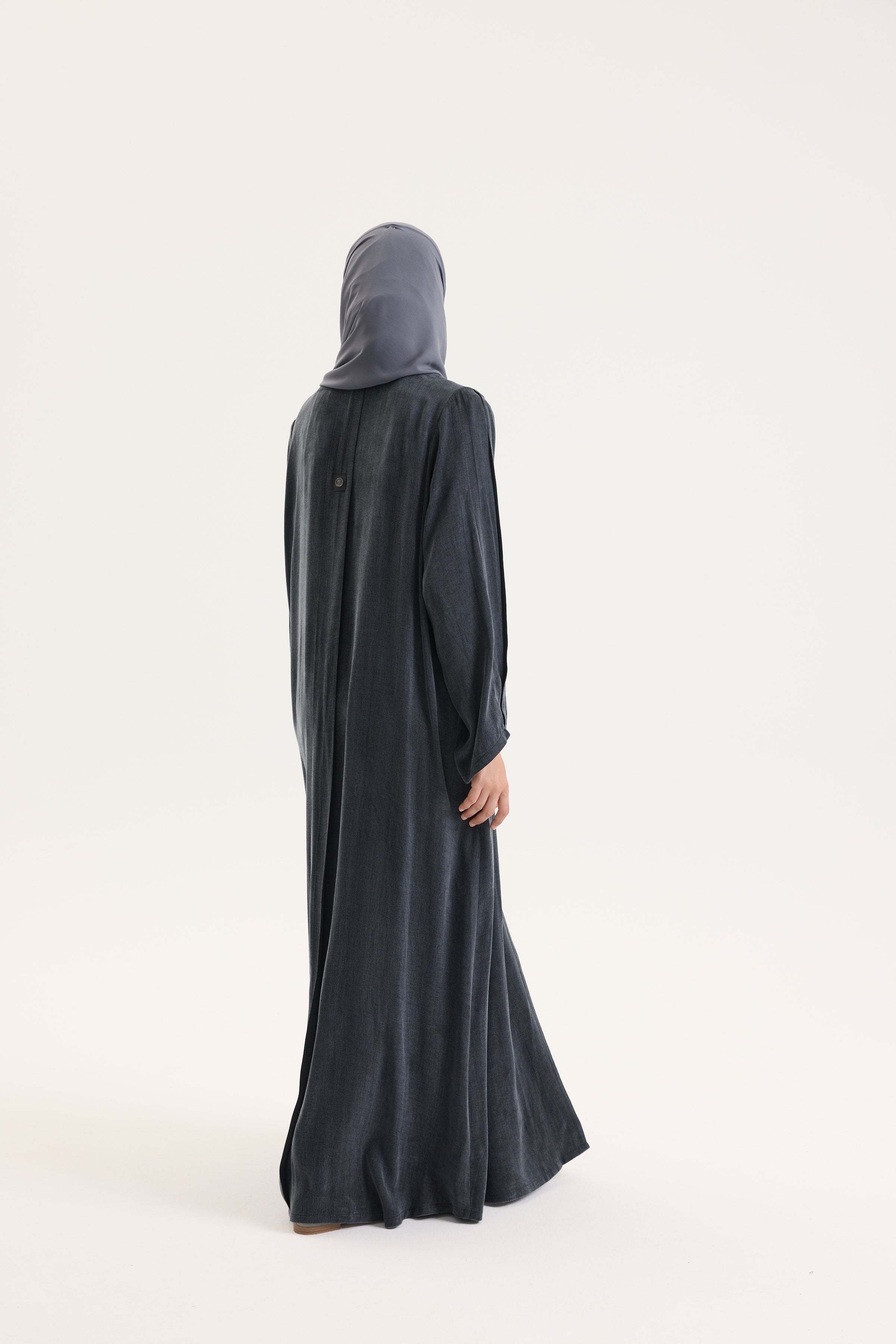 Füme Japon Şifon Şal Hubab Abaya
