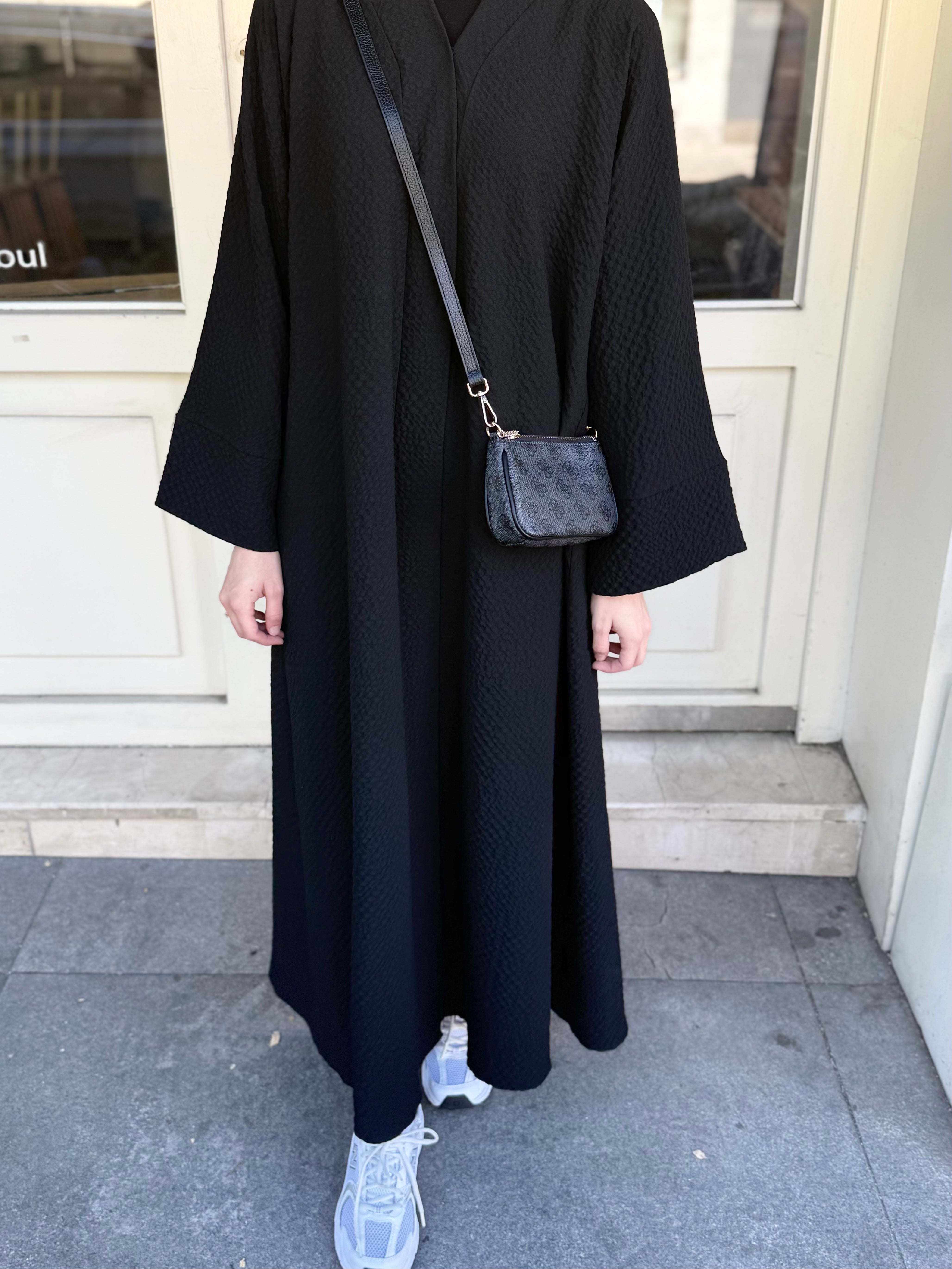 Karen Mevsimlik Abaya Hubab Abaya