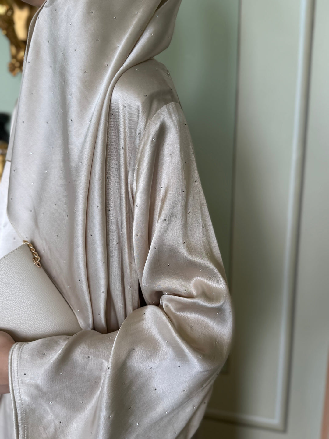 Vanilla Luxe Abaya Hubab Abaya