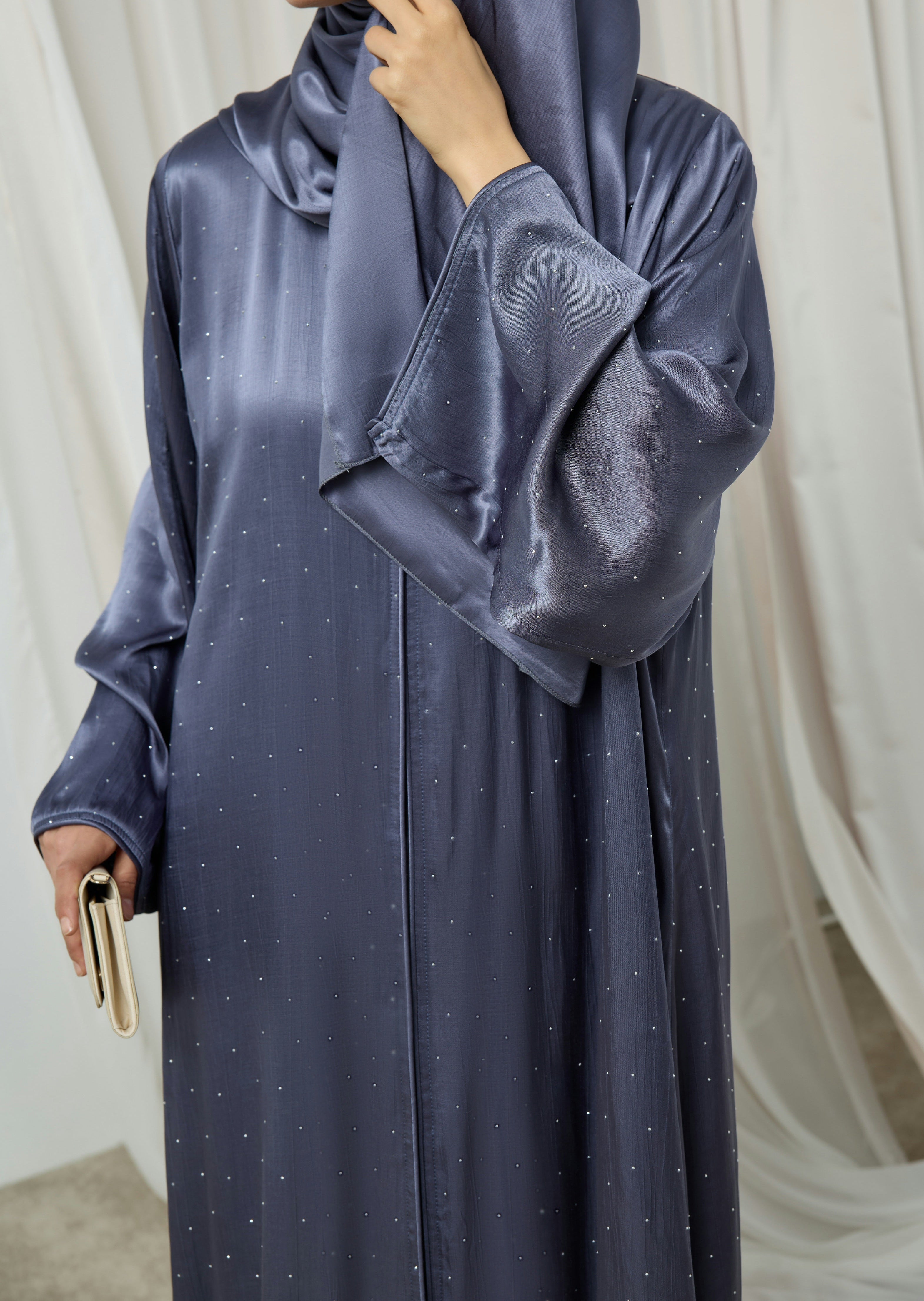 Lılac Luxe Abaya Hubab Abaya