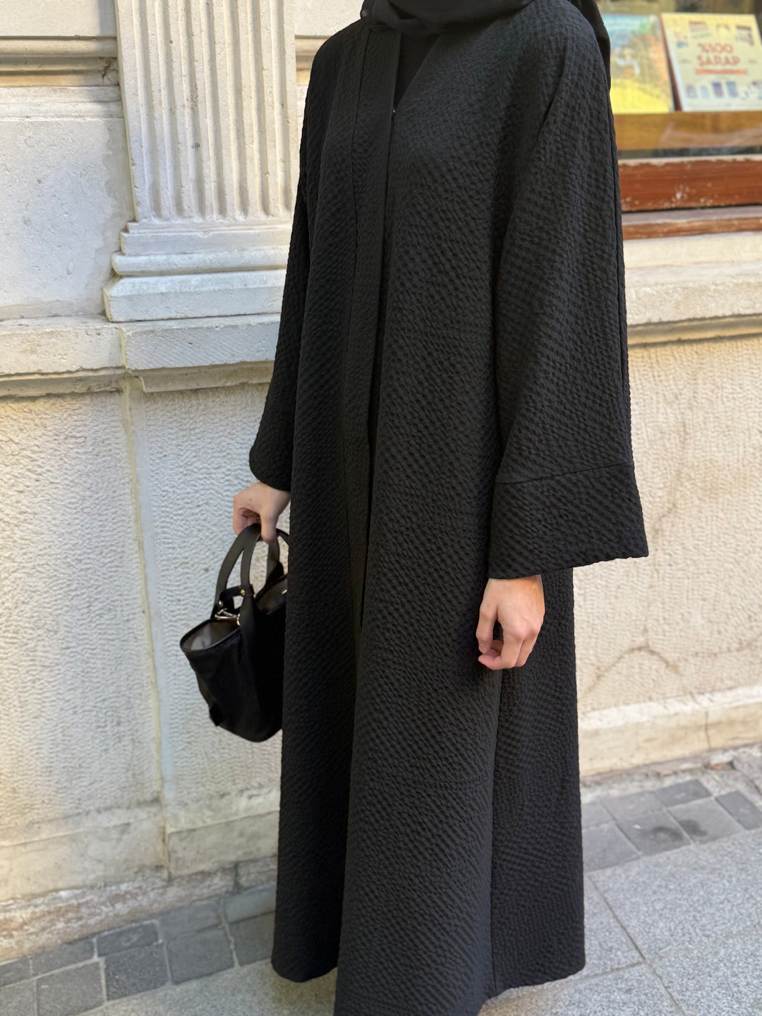 Karen Mevsimlik Abaya Hubab Abaya