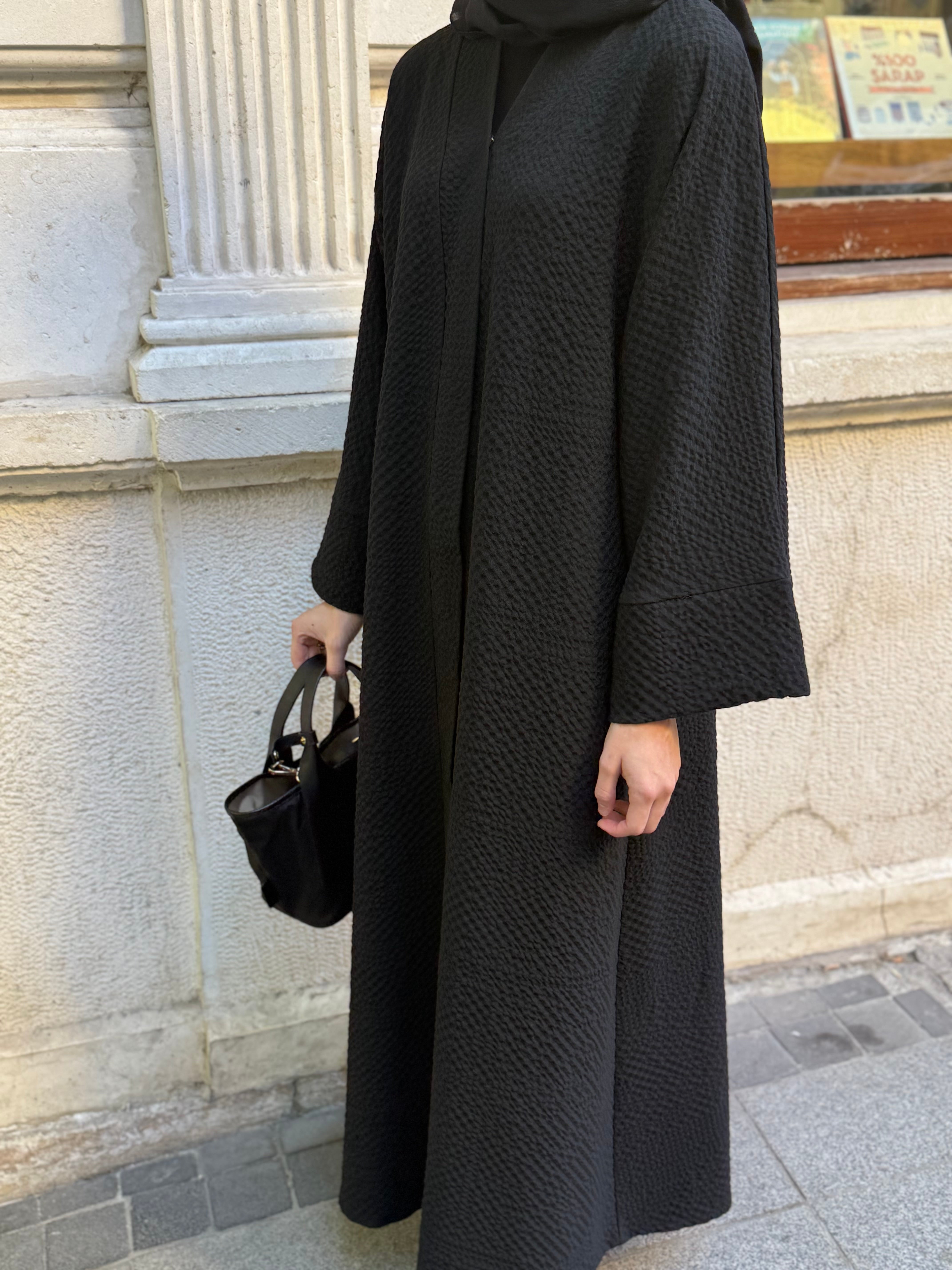 Karen Mevsimlik Abaya Hubab Abaya