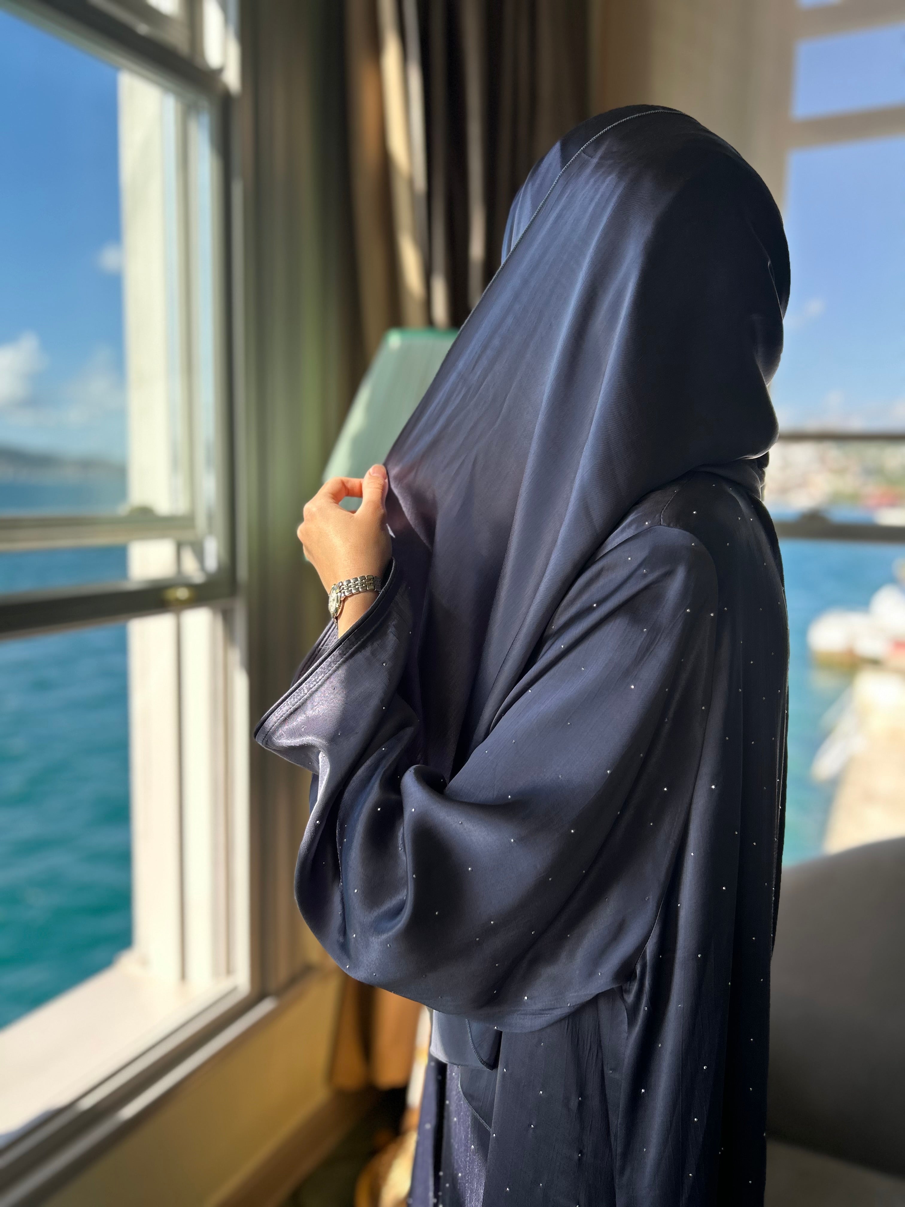 Lılac Luxe Abaya Hubab Abaya