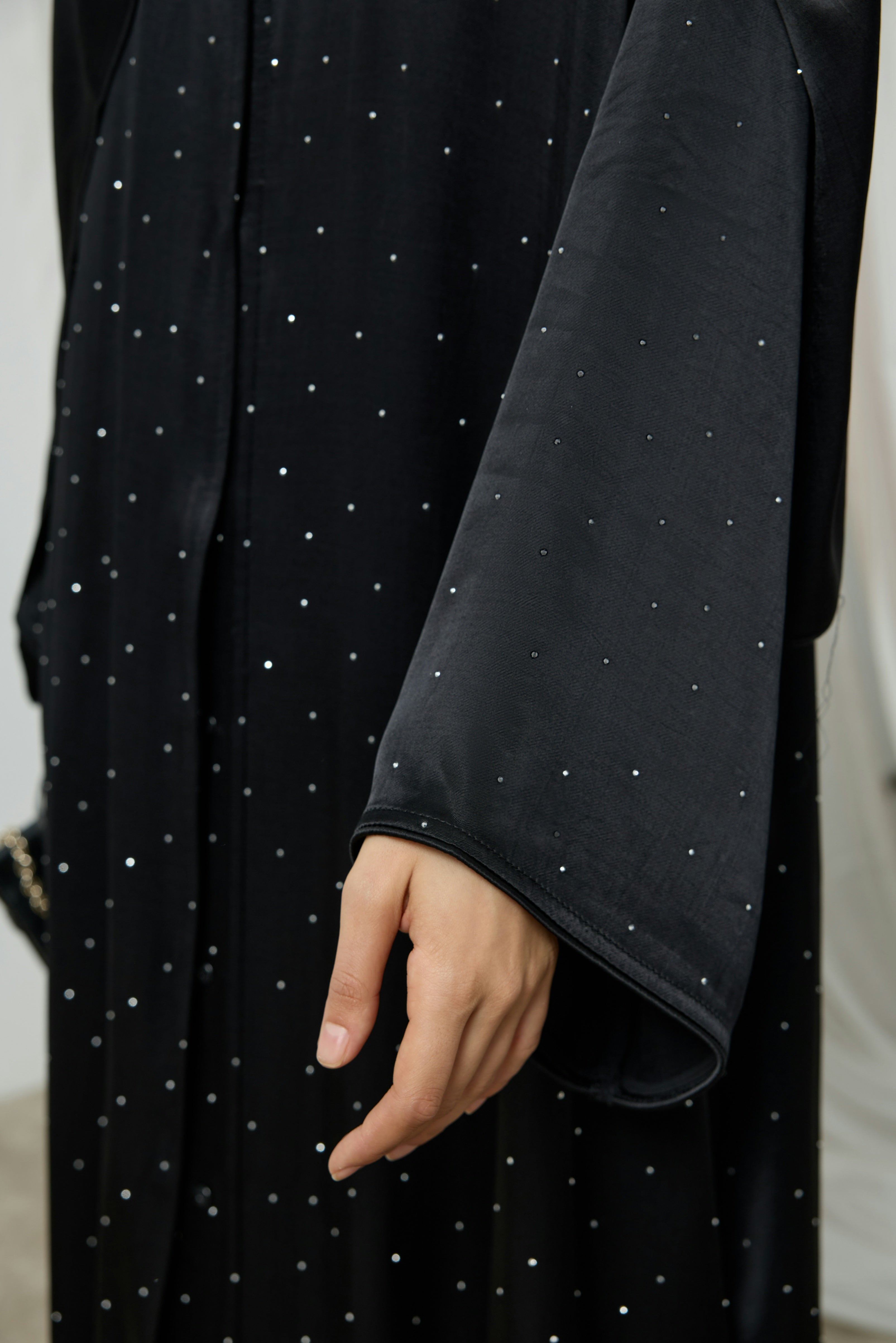 Black Luxe Abaya Hubab Abaya