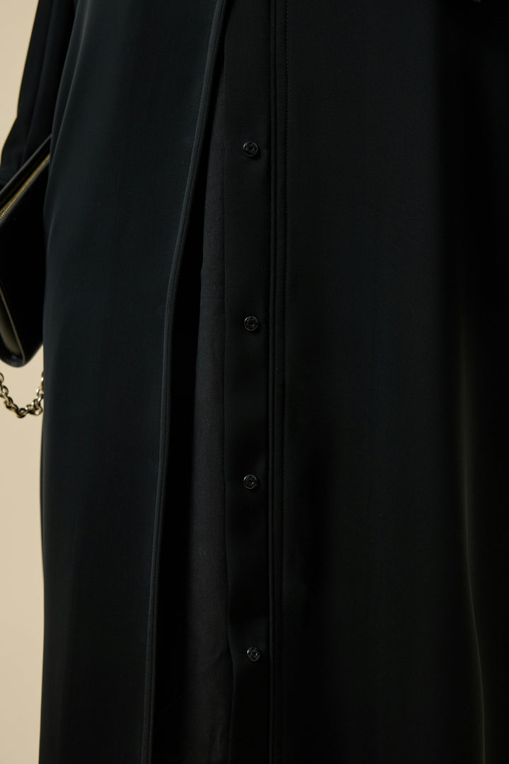 Siyah Biyeli Abaya Hubab Abaya