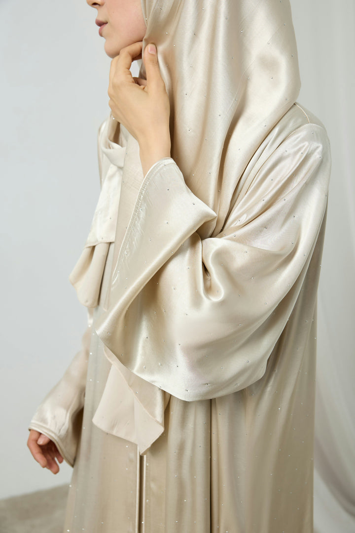 Vanilla Luxe Abaya Hubab Abaya