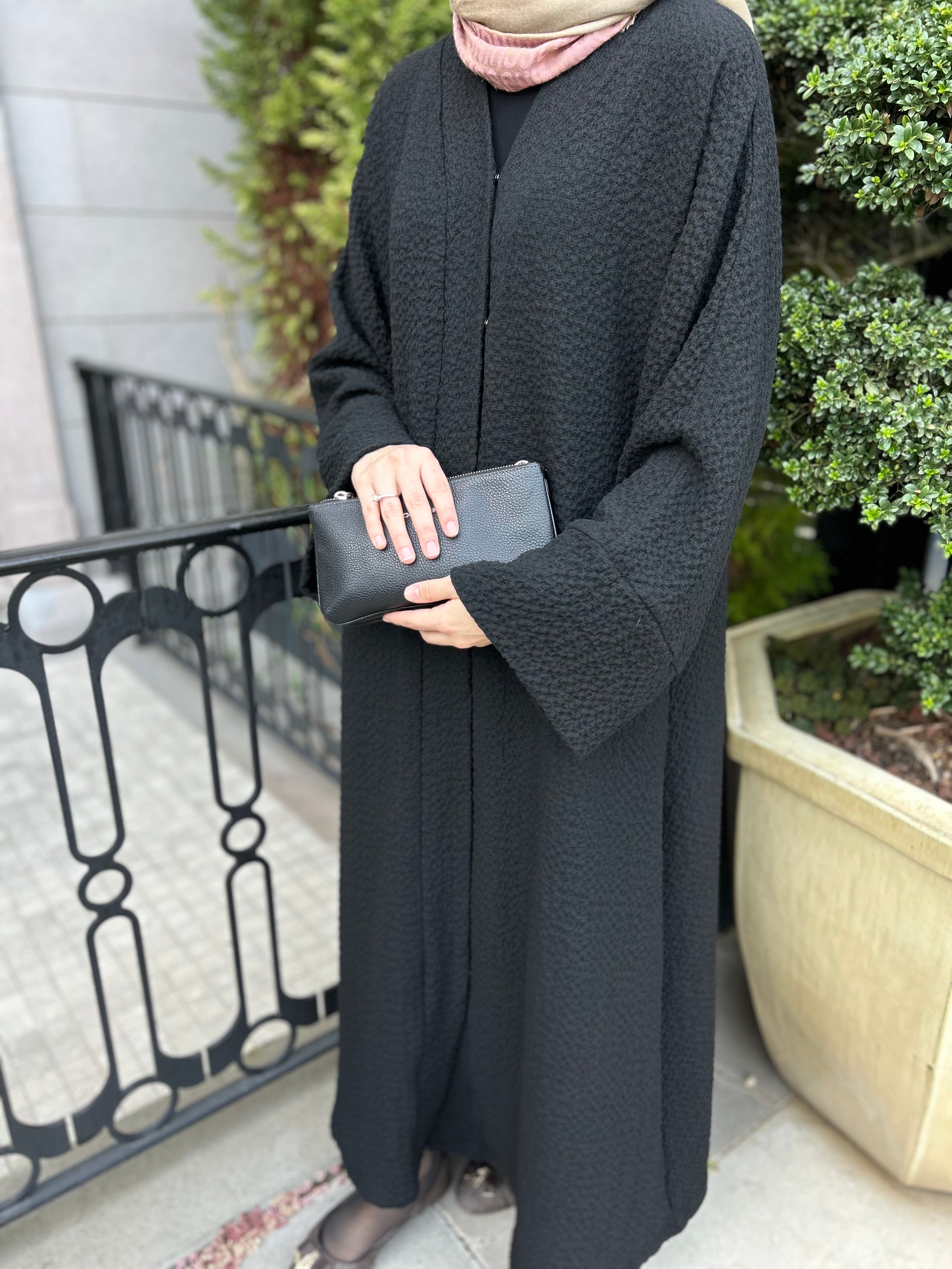 Karen Mevsimlik Abaya Hubab Abaya