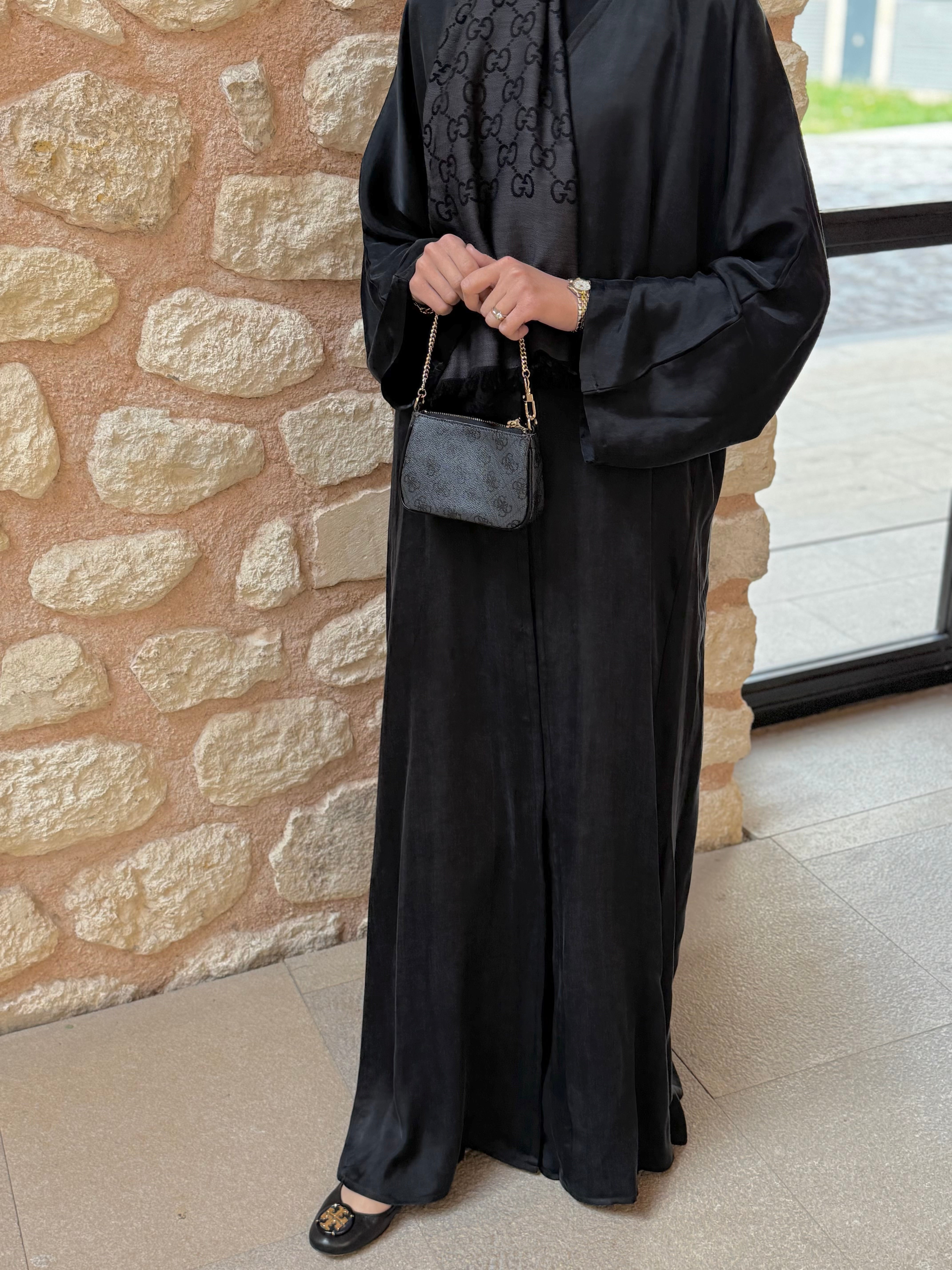 Kupra Siyah Abaya Hubab Abaya