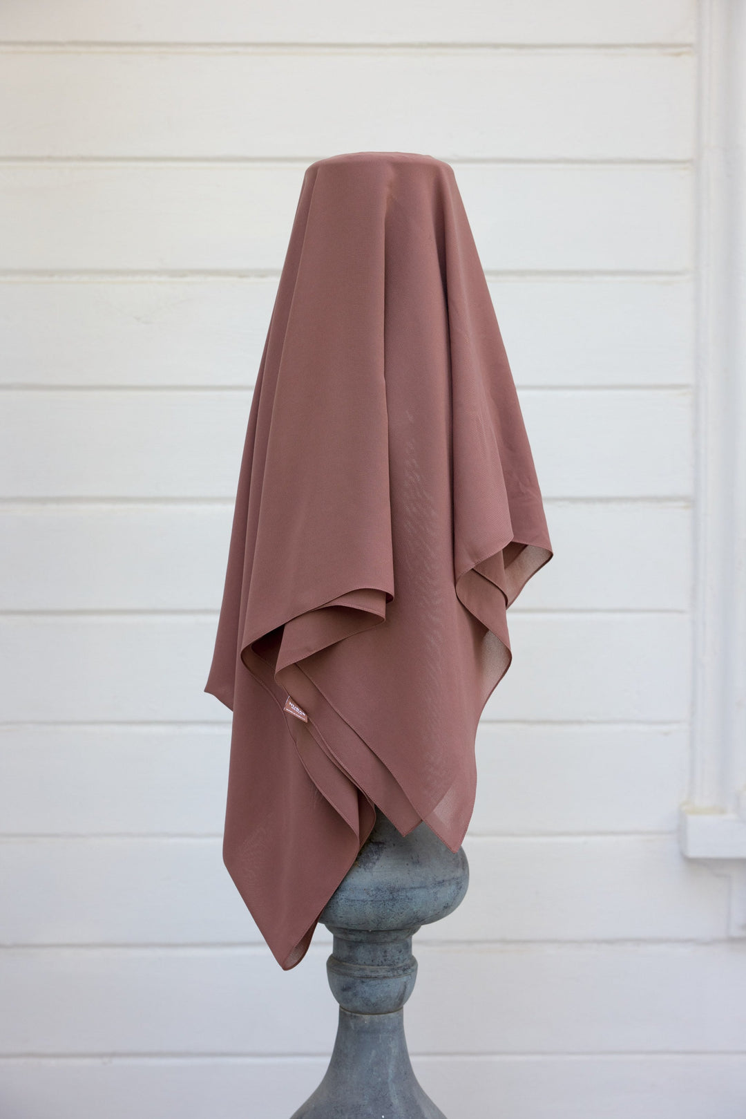 Mürdüm Japon Şifon Şal Hubab Abaya