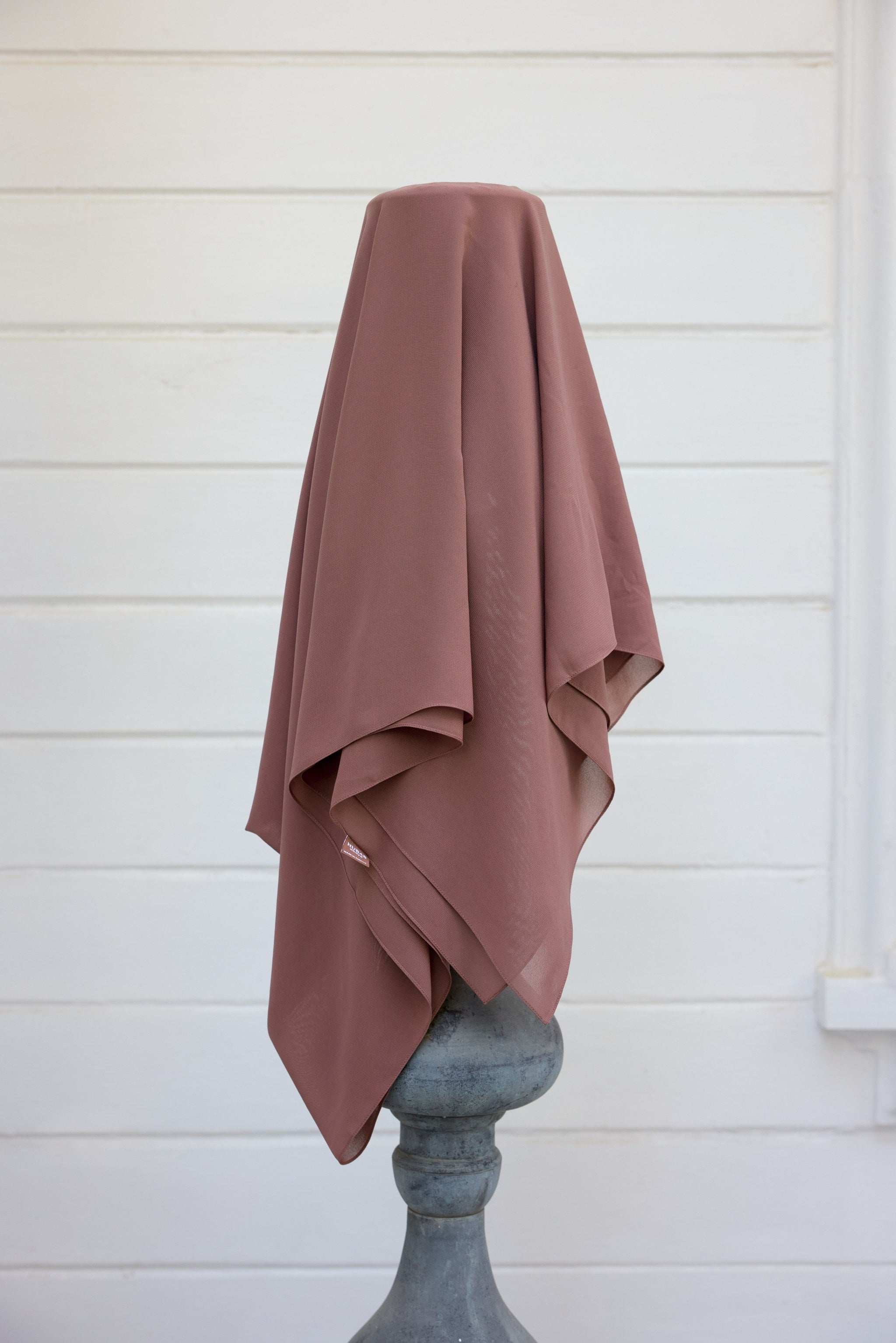 Mürdüm Japon Şifon Şal Hubab Abaya