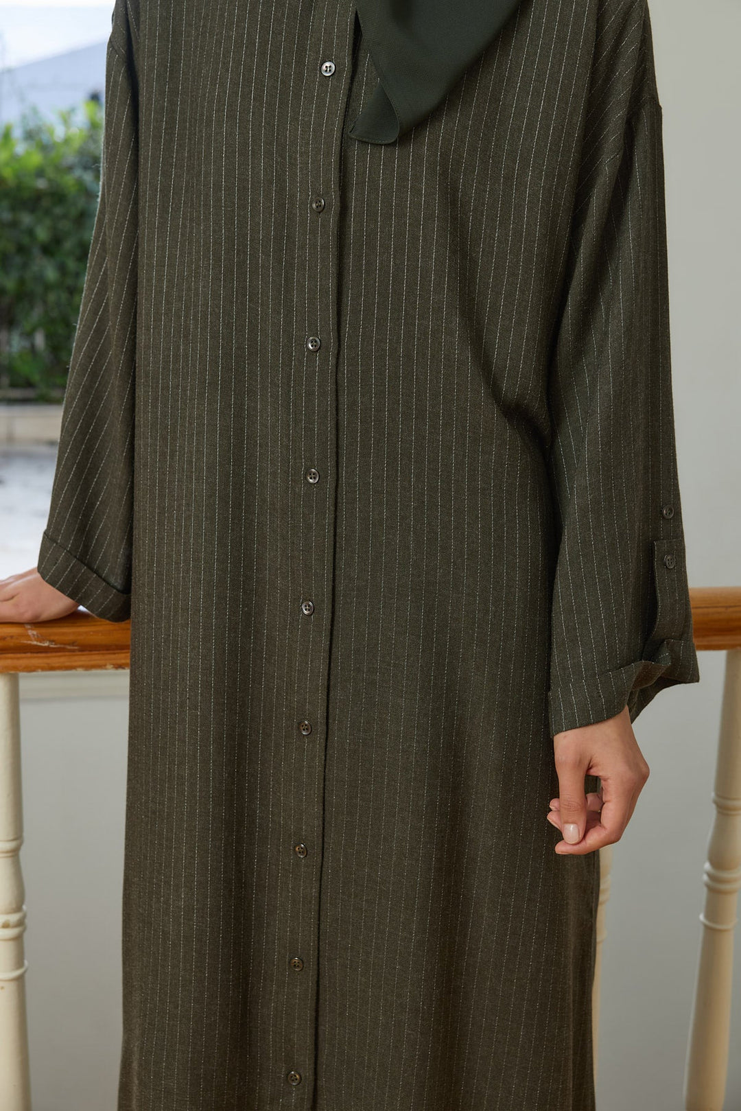 Daily Abaya Hâkî Hubab Abaya