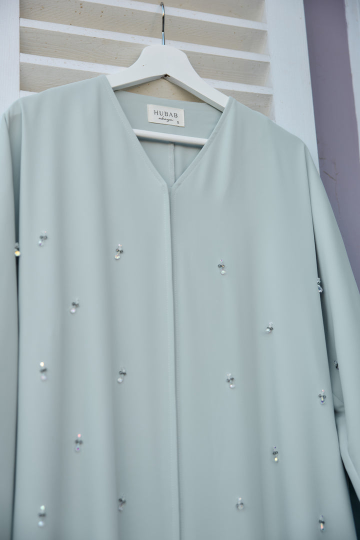 Su Yeşili Nilüfer Abaya &amp; Şal