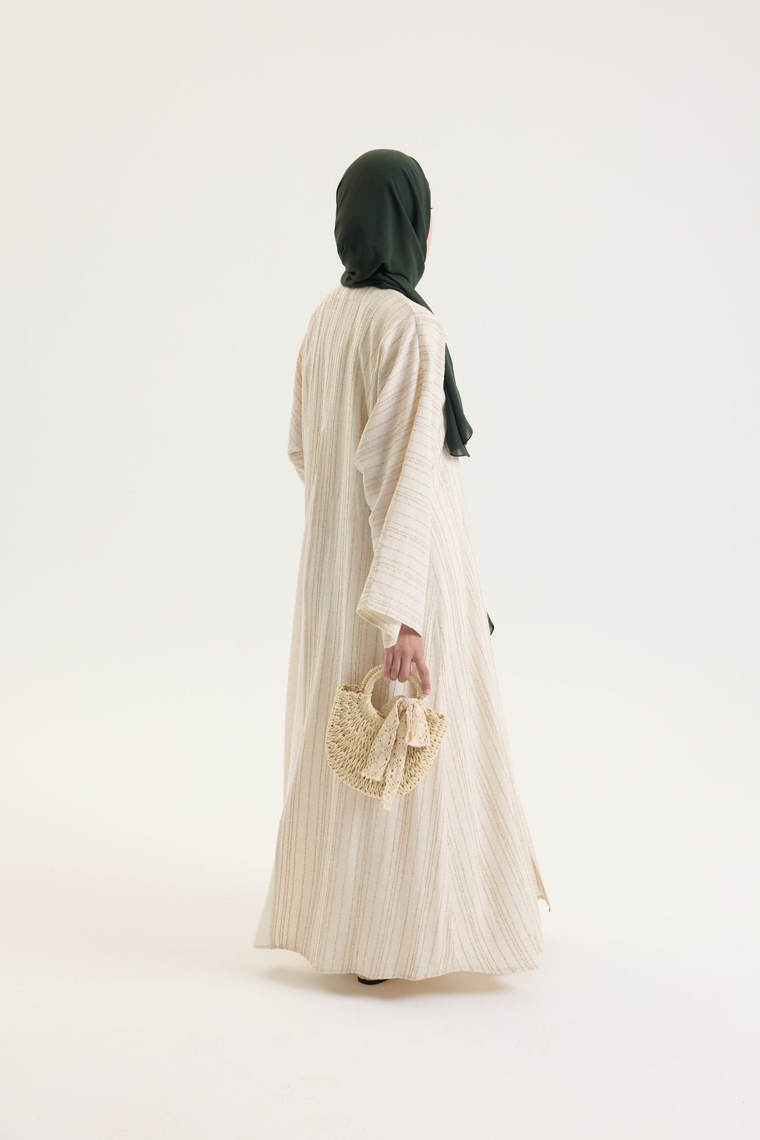 Sahra Koleksiyon | Bej Line Hubab Abaya