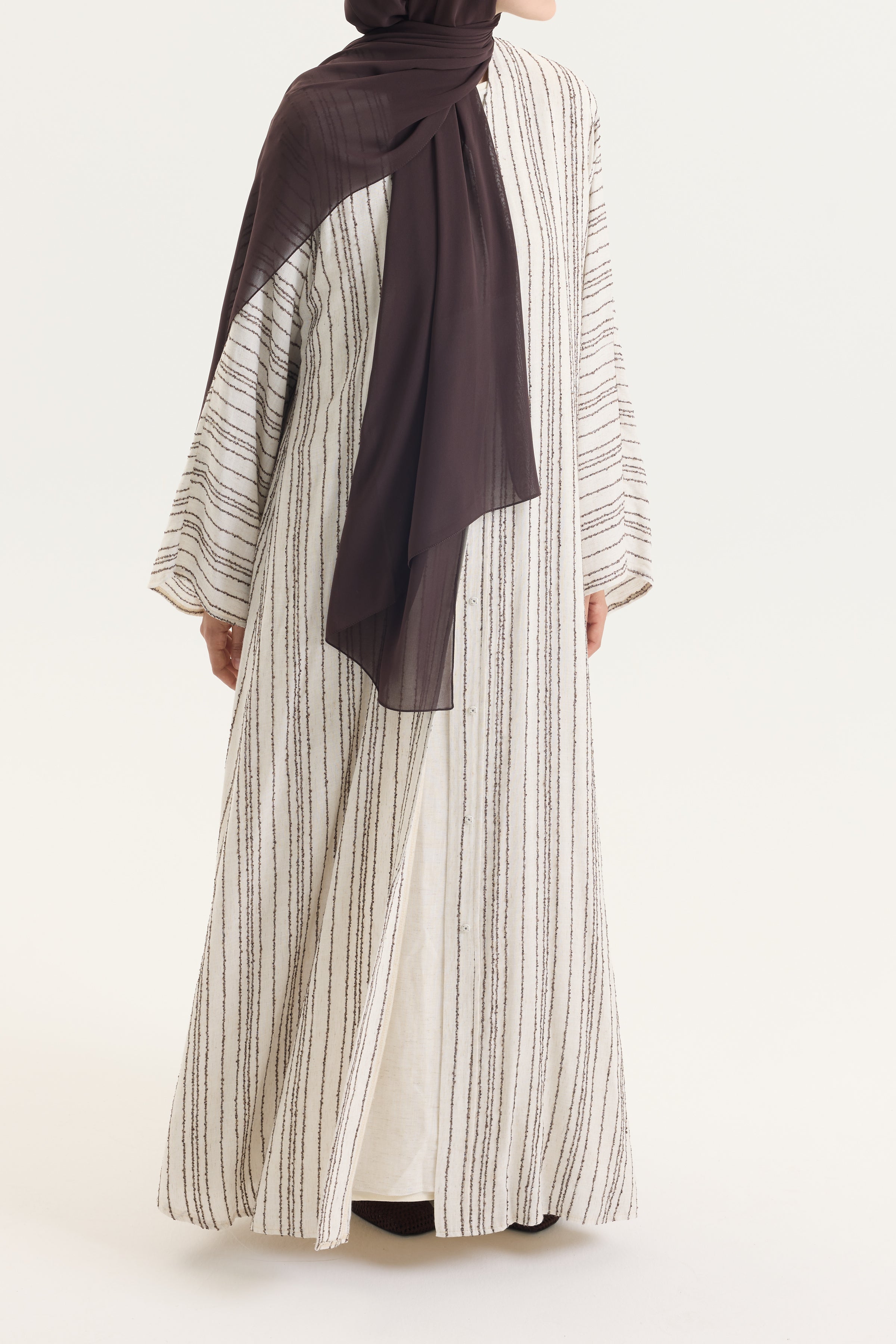 Sahra Koleksiyon | Kahve Line Hubab Abaya