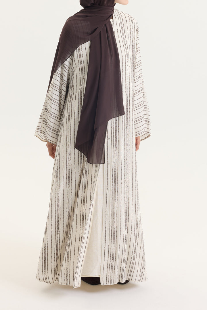 Sahra Koleksiyon | Kahve Line Hubab Abaya