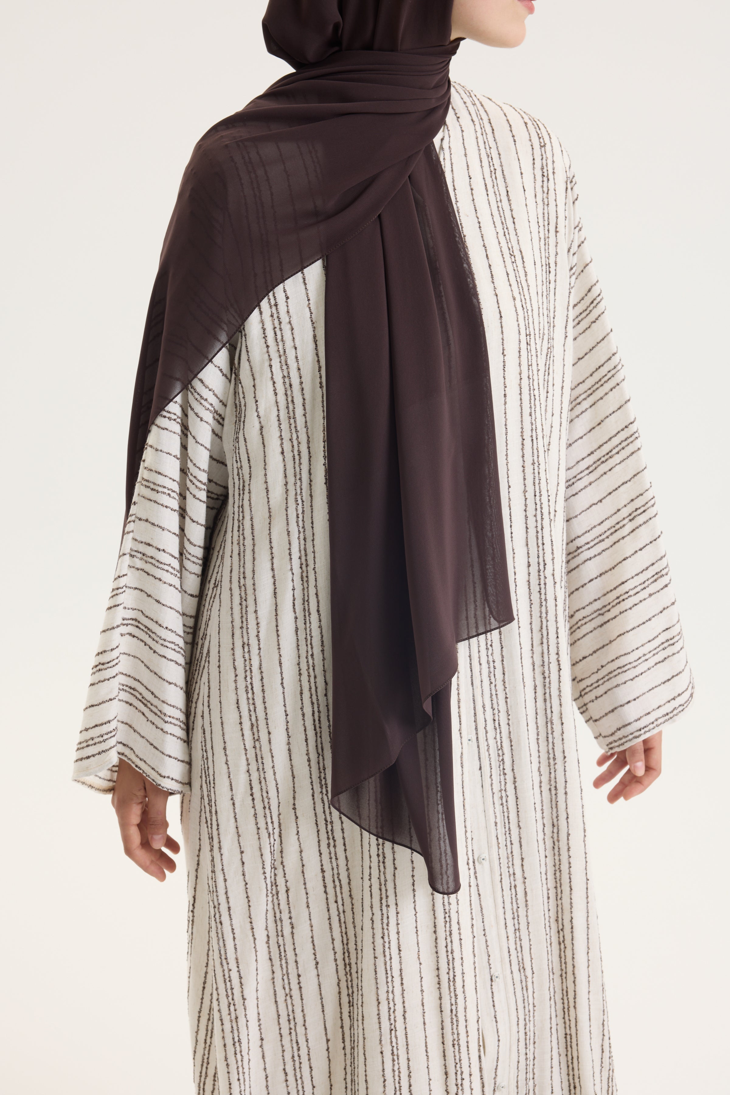 Sahra Koleksiyon | Kahve Line Hubab Abaya