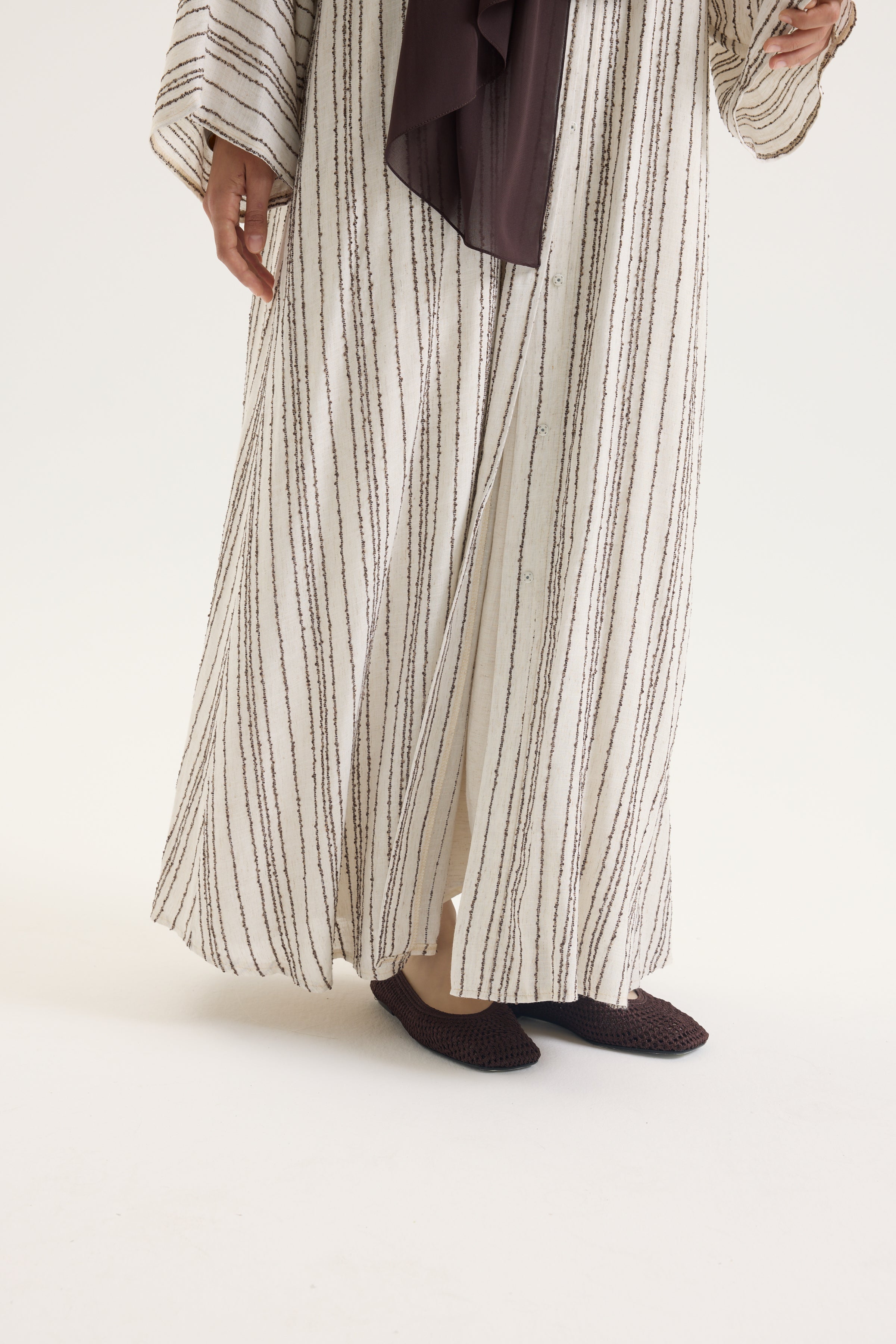 Sahra Koleksiyon | Kahve Line Hubab Abaya