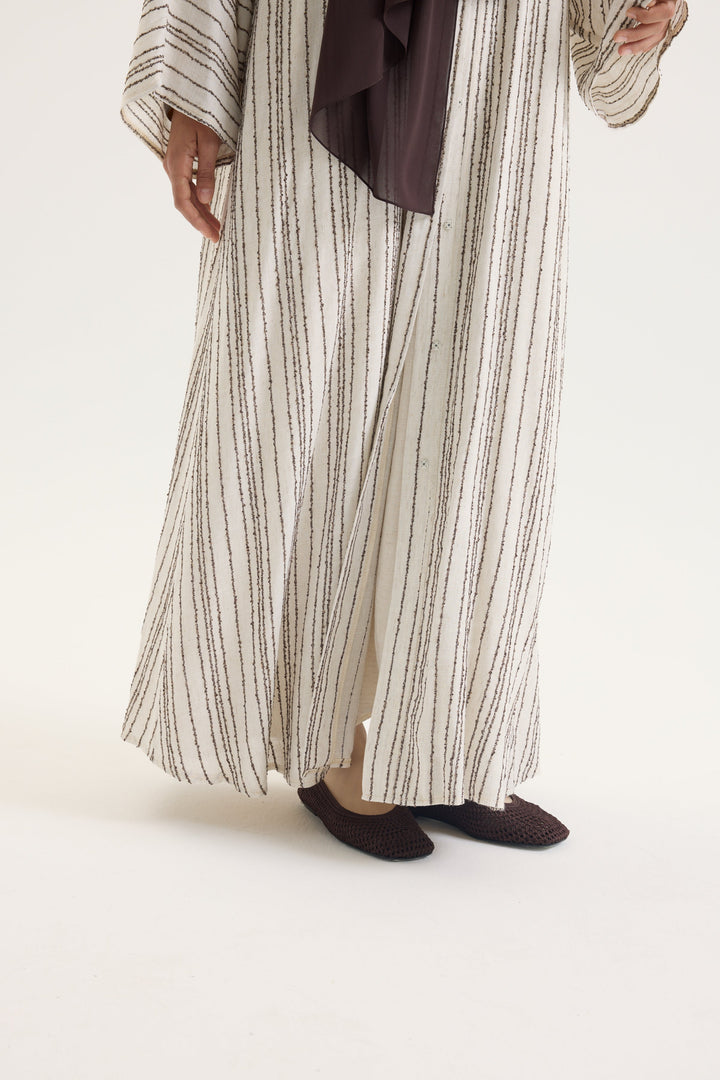 Sahra Koleksiyon | Kahve Line Hubab Abaya