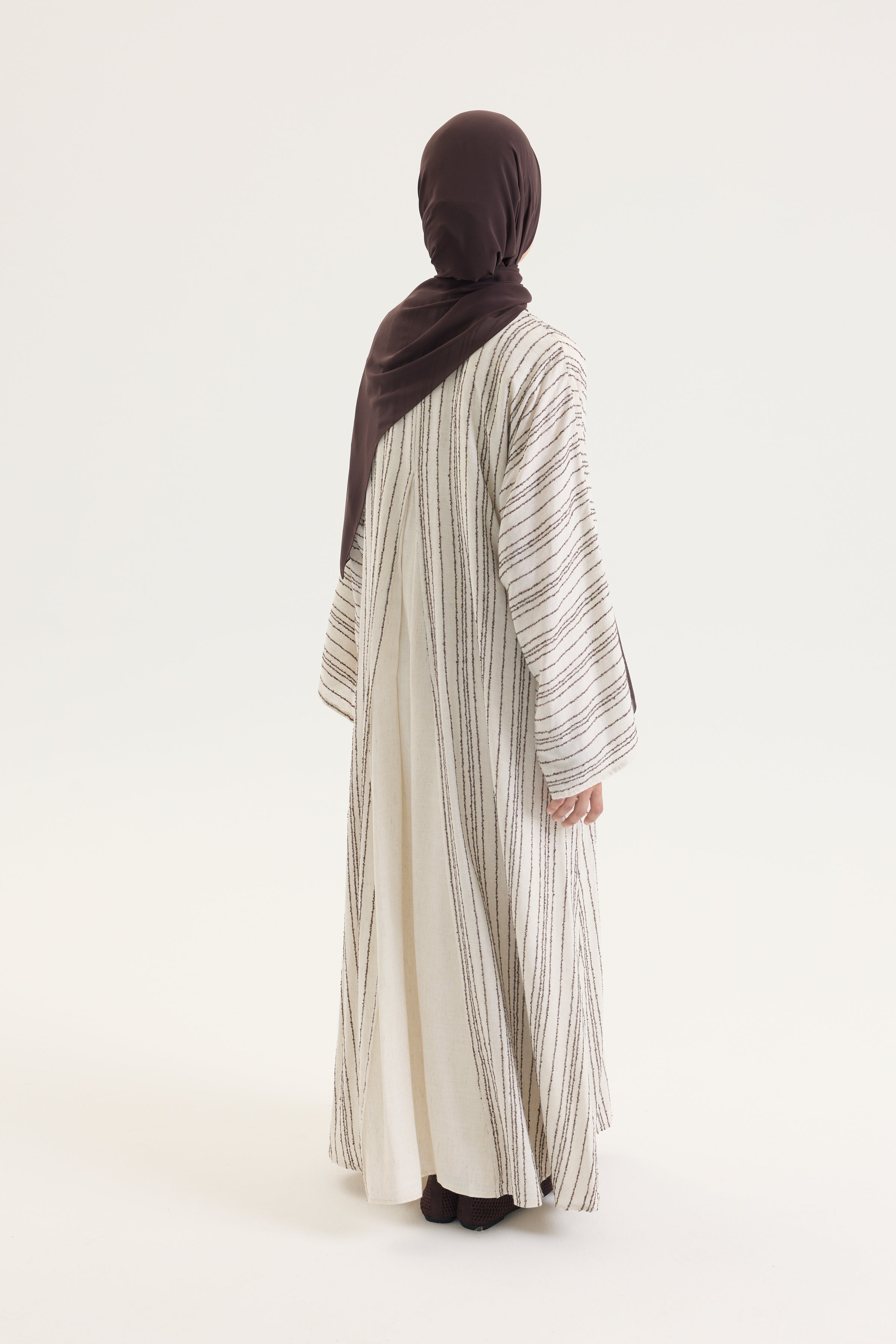 Sahra Koleksiyon | Kahve Line Hubab Abaya