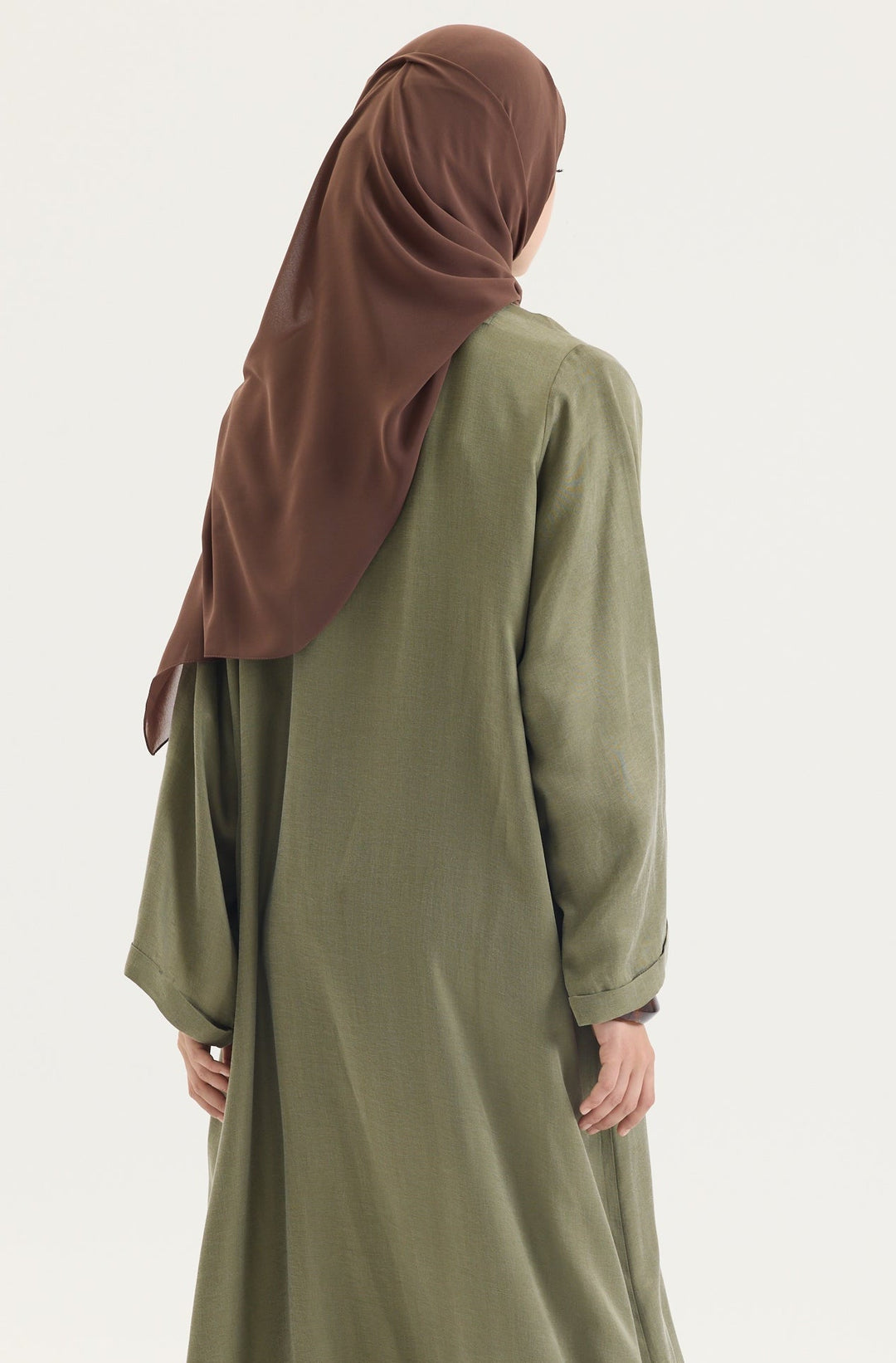 Tarçın Japon Şifon Şal Hubab Abaya