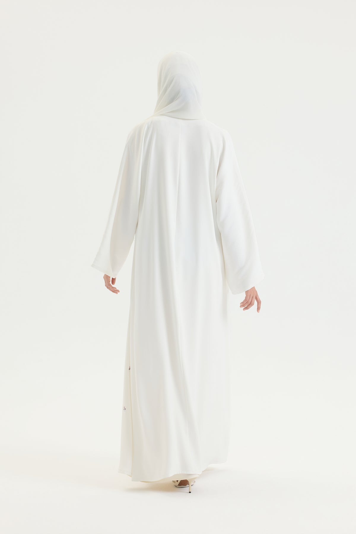 Beyaz Leylak Abaya