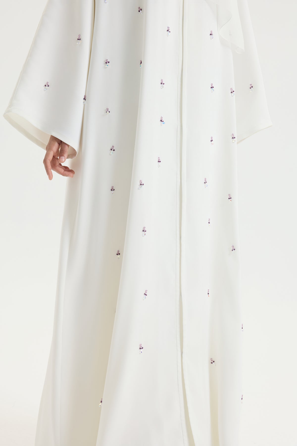 Beyaz Leylak Abaya