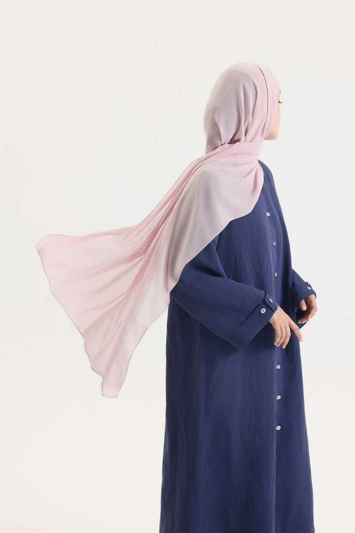 Gömlek Abaya Lacivert Hubab Abaya