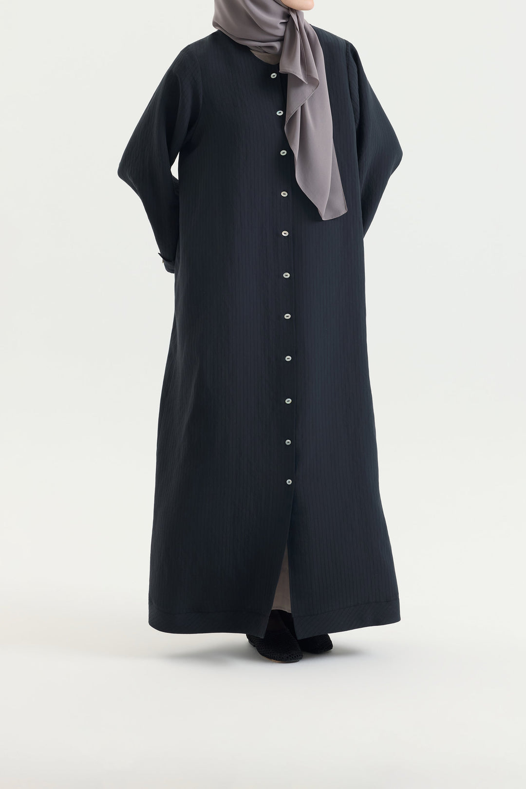 Gömlek Abaya Siyah Hubab Abaya