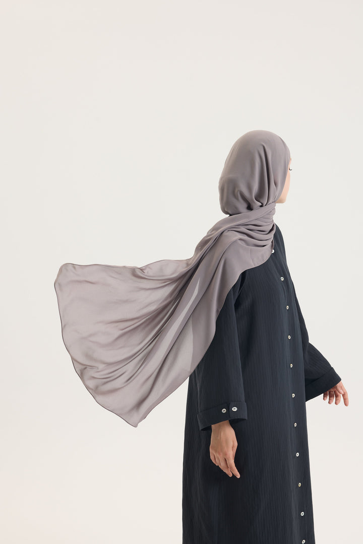 Vizon Japon Şifon Şal Hubab Abaya