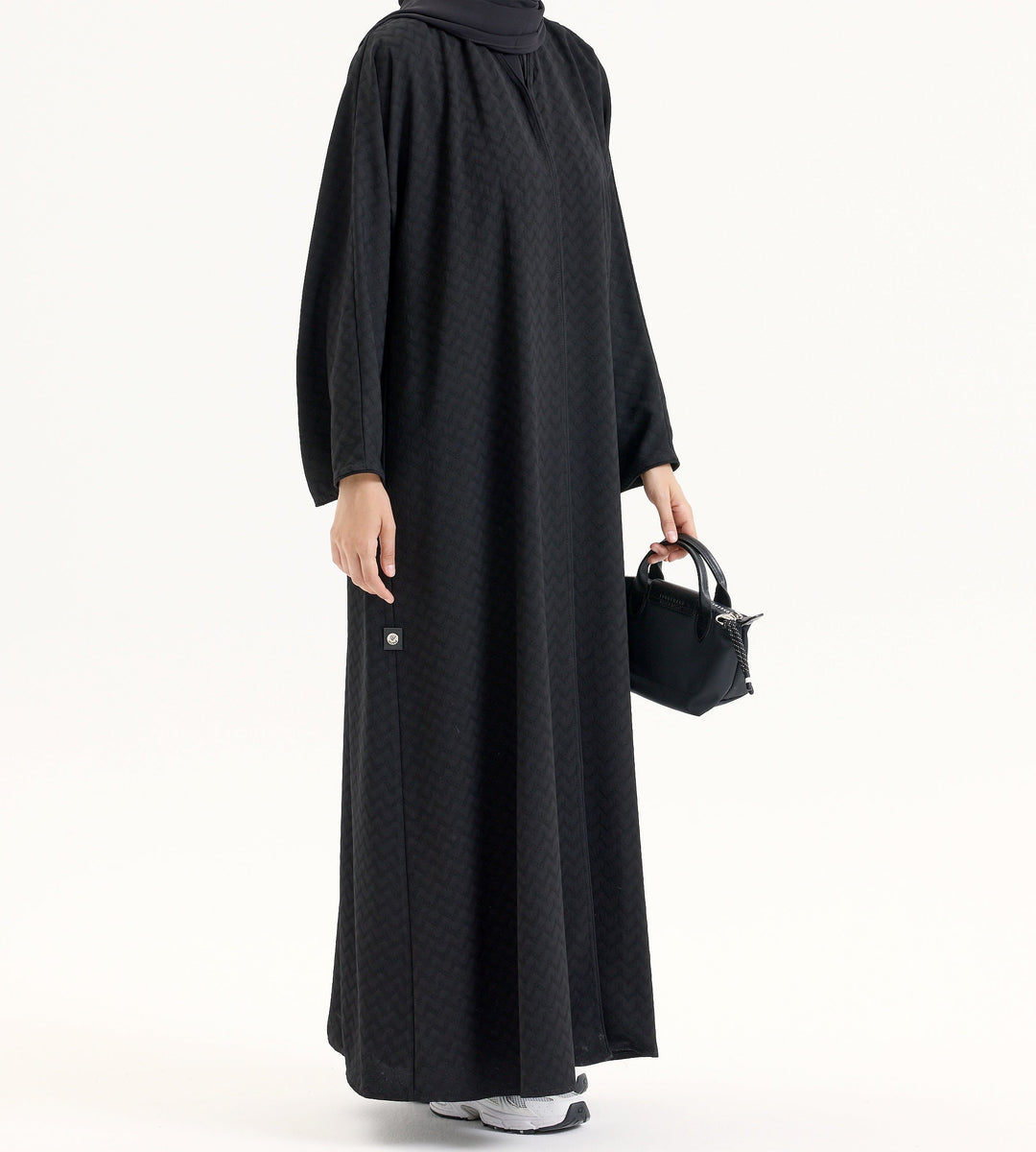 Elit Abaya Zikzak Desen Hubab Abaya