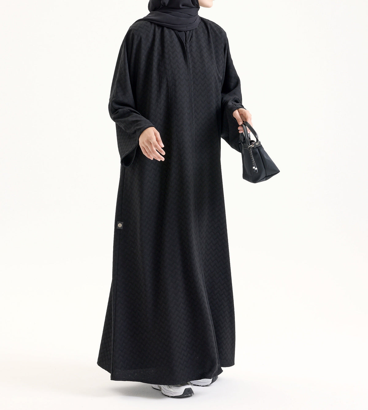 Elit Abaya Zikzak Desen Hubab Abaya