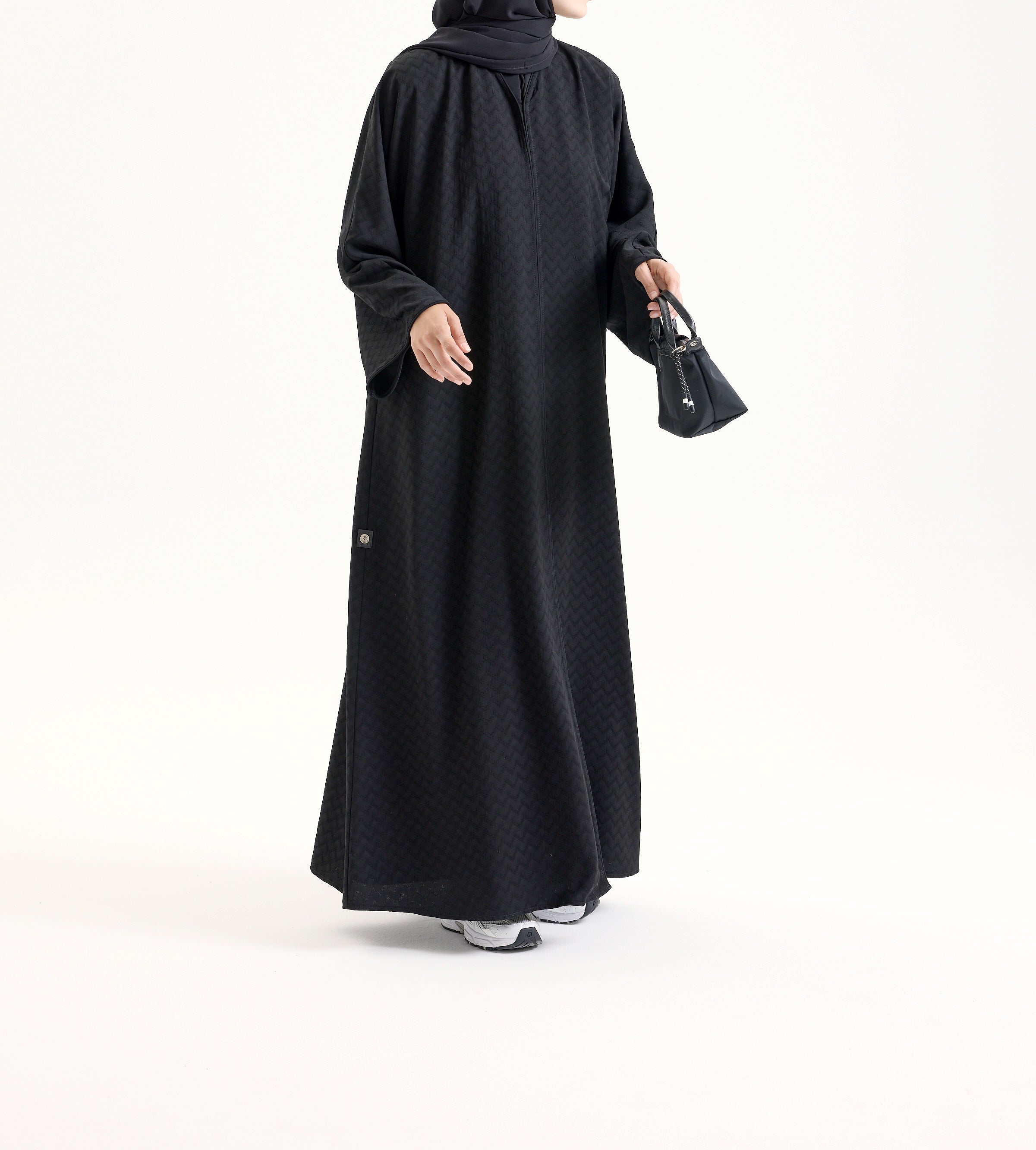 Elit Abaya Zikzak Desen Hubab Abaya