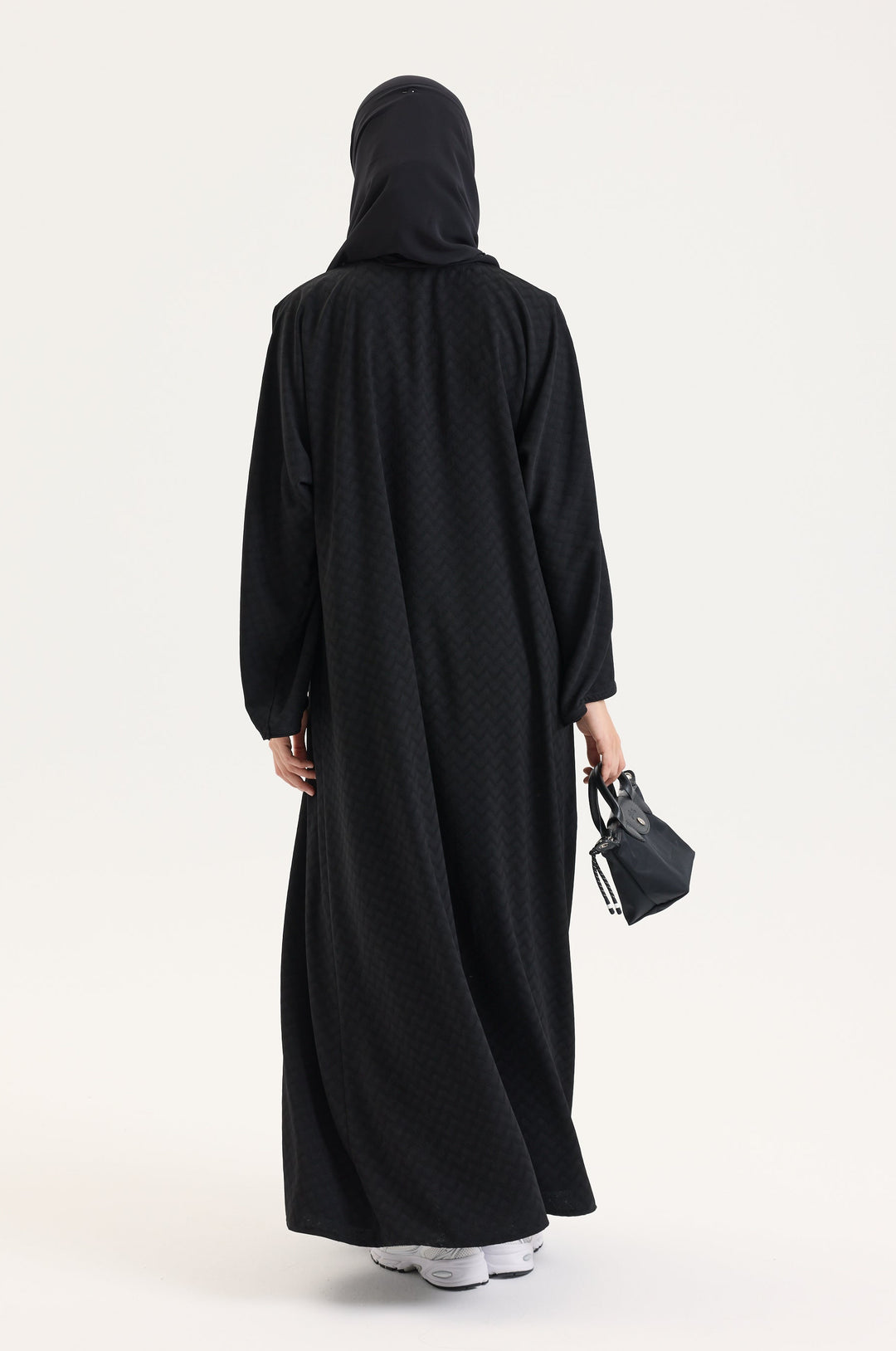 Elit Abaya Zikzak Desen Hubab Abaya