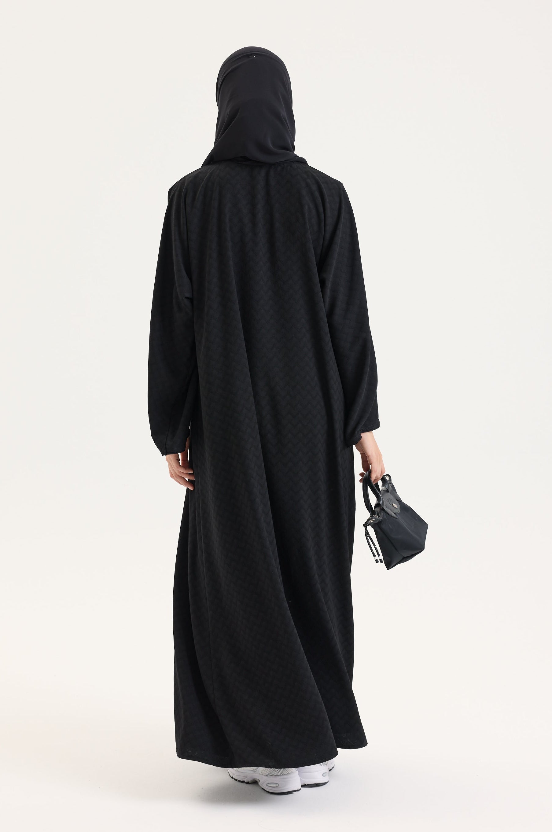 Elit Abaya Zikzak Desen Hubab Abaya