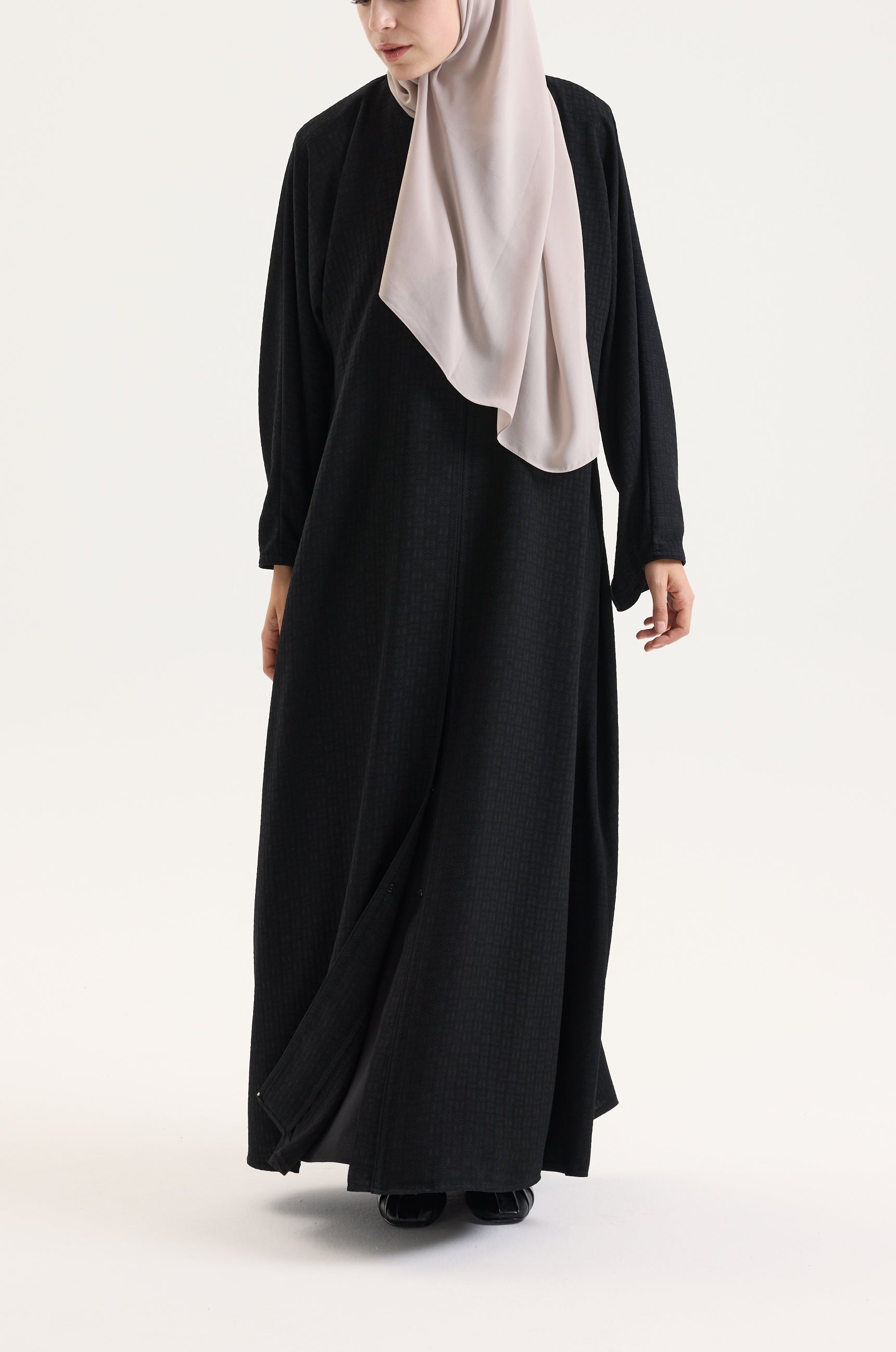 Elit Abaya Zincir Desen Hubab Abaya