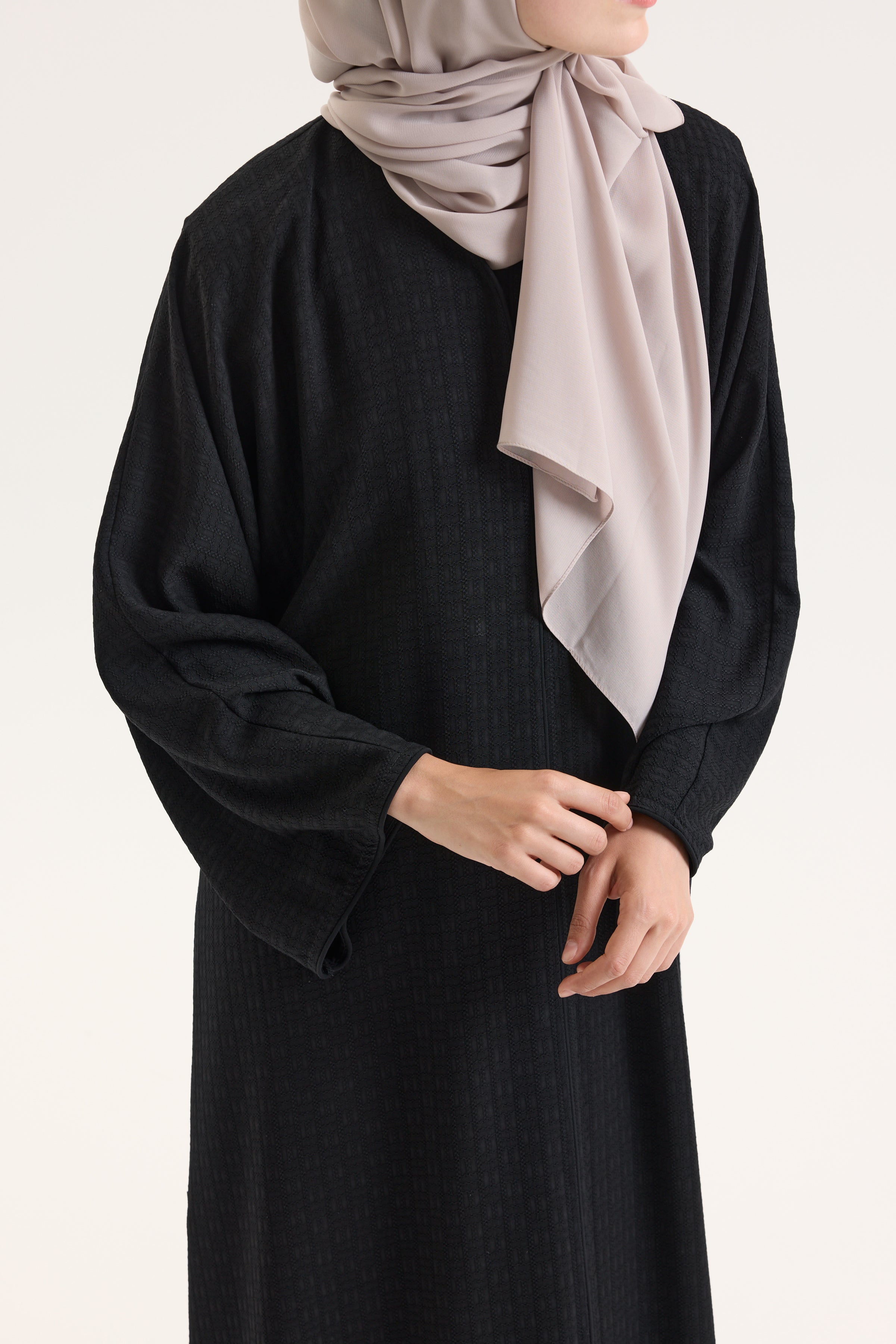 Elit Abaya Zincir Desen Hubab Abaya