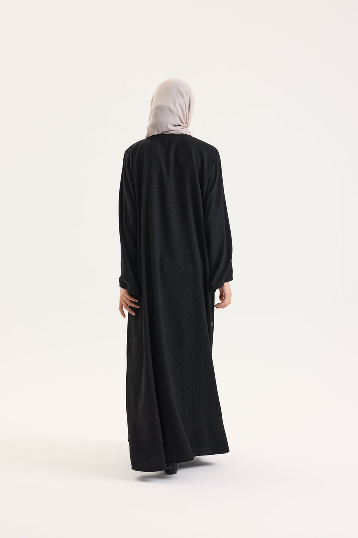 Elit Abaya Zincir Desen Hubab Abaya