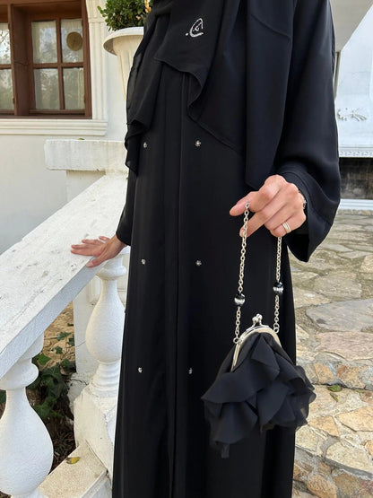 Rabia Abaya Tesettür Kadın Giyim Hubab Abaya